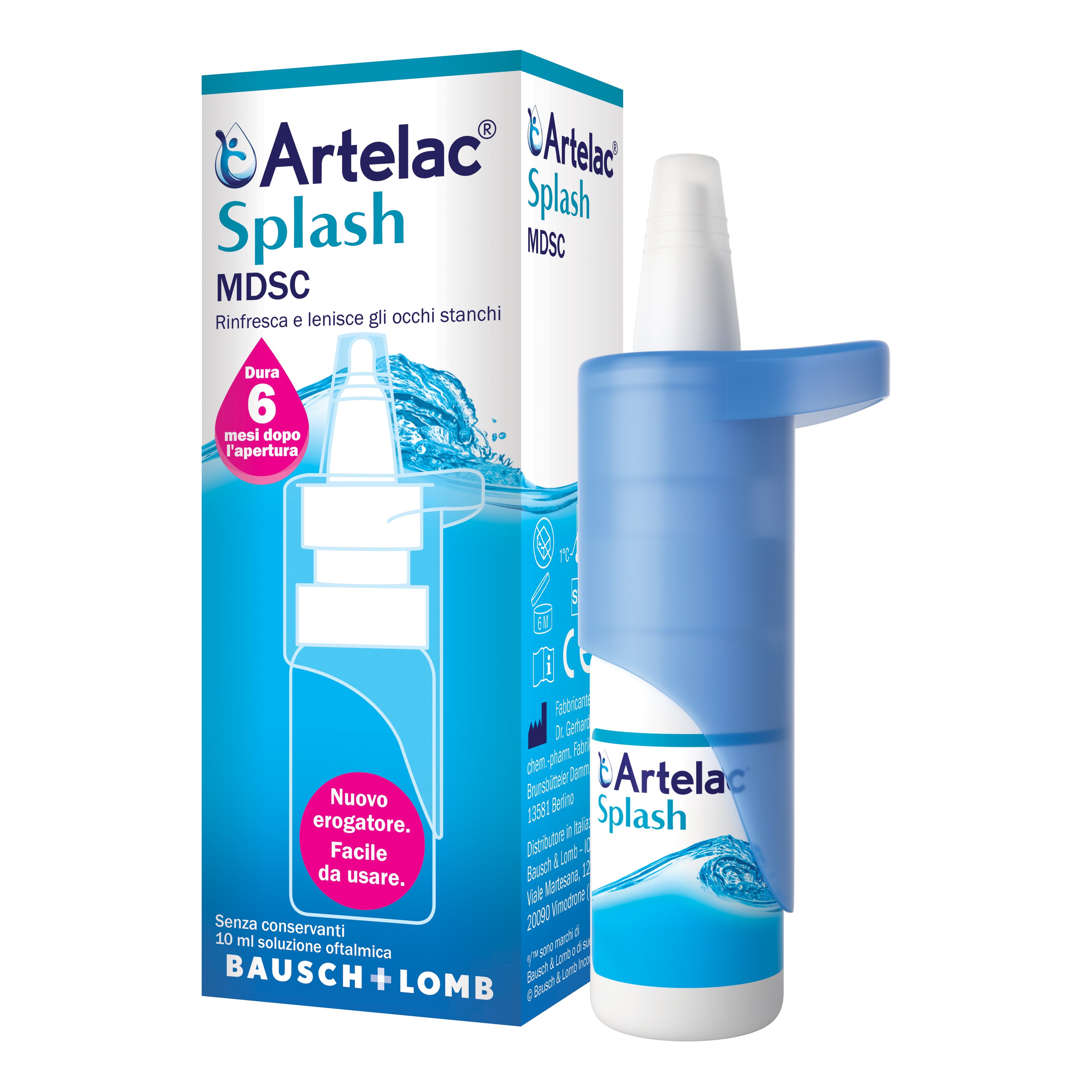 ARTELAC SPLASH MULTIDOSE GOCCE OCULARI FLACONE 10 ML