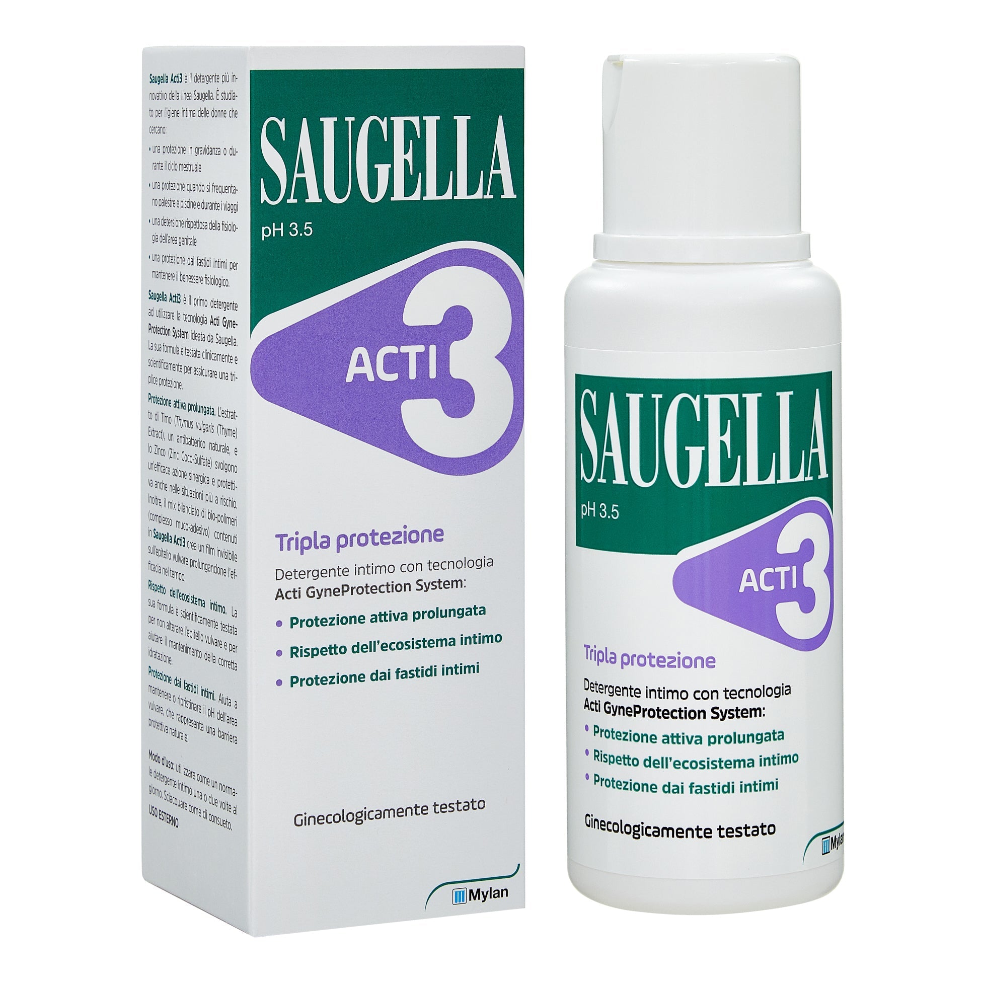 SAUGELLA ACTI3 DETERGENTE INTIMO 250 ML