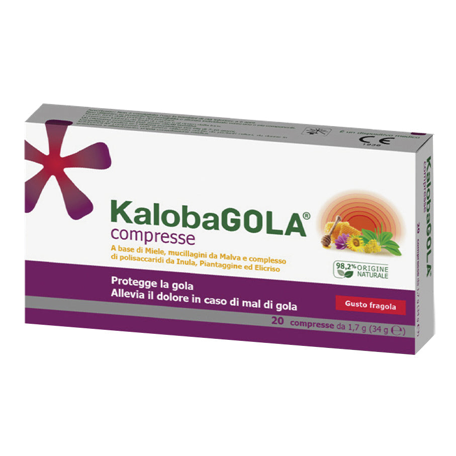 KALOBAGOLA 20 COMPRESSE FRAGOLA