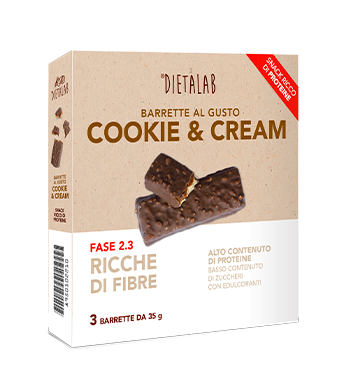 DIETALAB BARRETTA COOKIE & CREAM 3 BARRETTE DA 35 G