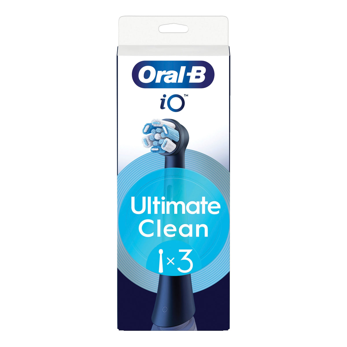 ORALB POWER REFILL IO ULTRA CLEAN BLACK 3 PEZZI