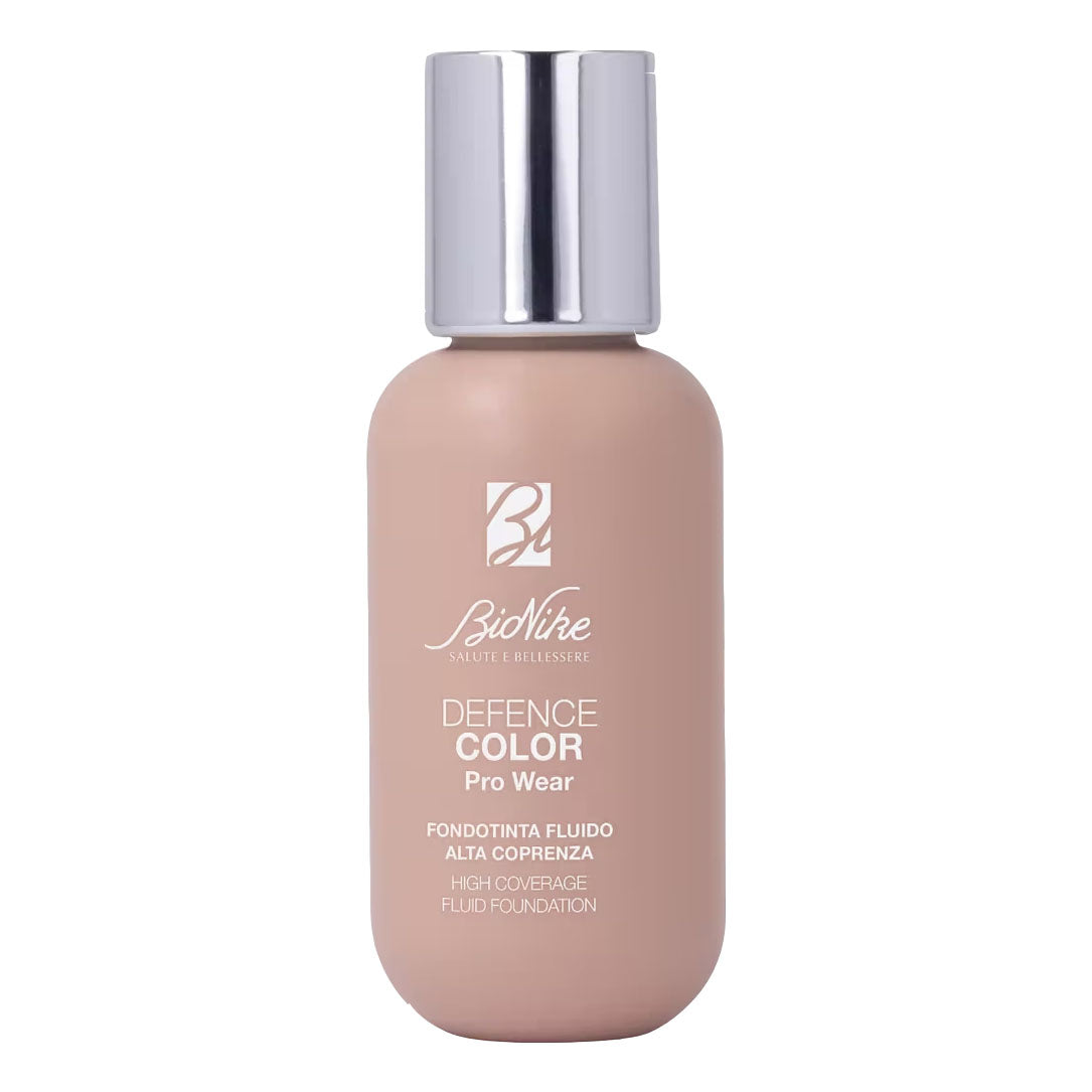 DEFENCE COLOR PRO WEAR FONDOTINTA FLUIDO ALTA COPRENZA N4 BEIGE 50 ML