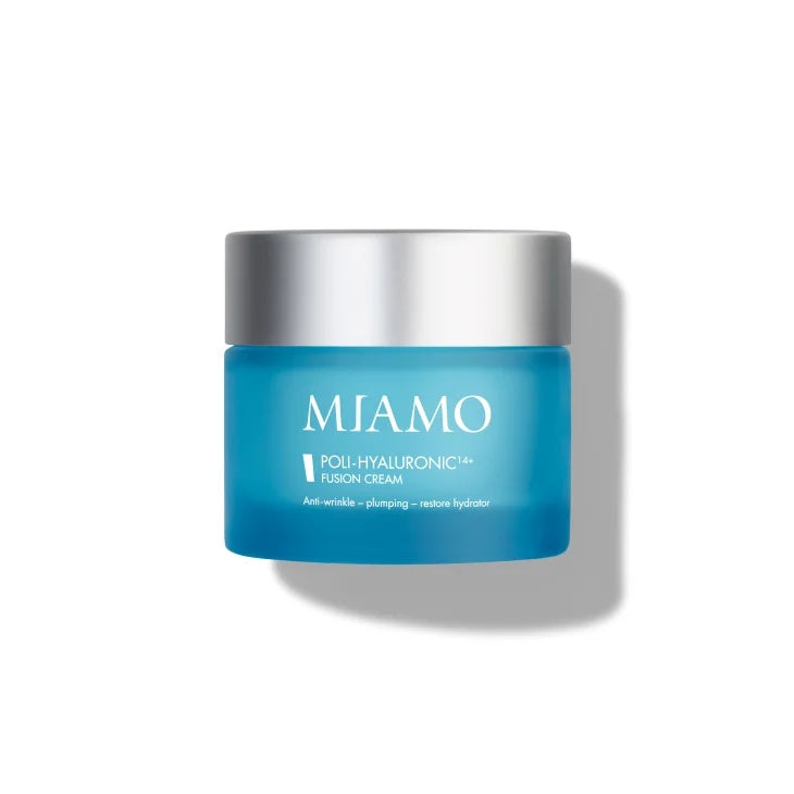 MIAMO FULL PRODUCT MIAMO LONGEVITY PLUS POLI HYALURONIC 14+FUSION CREAM 50 ML