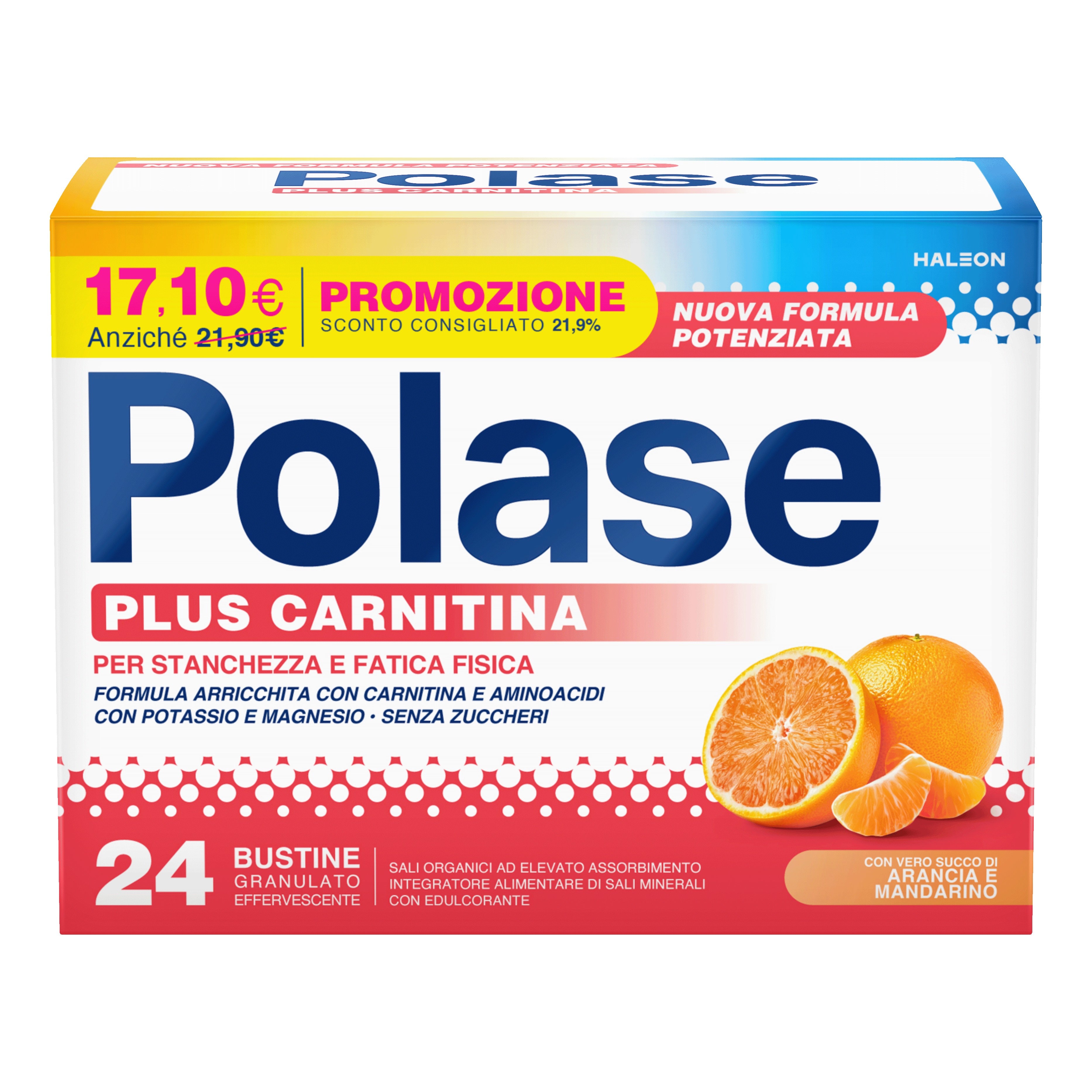 POLASE PLUS CARNITINA PROMO 24 BUSTINE GRANULATO EFFERVESCENTE DA 6,8 G
