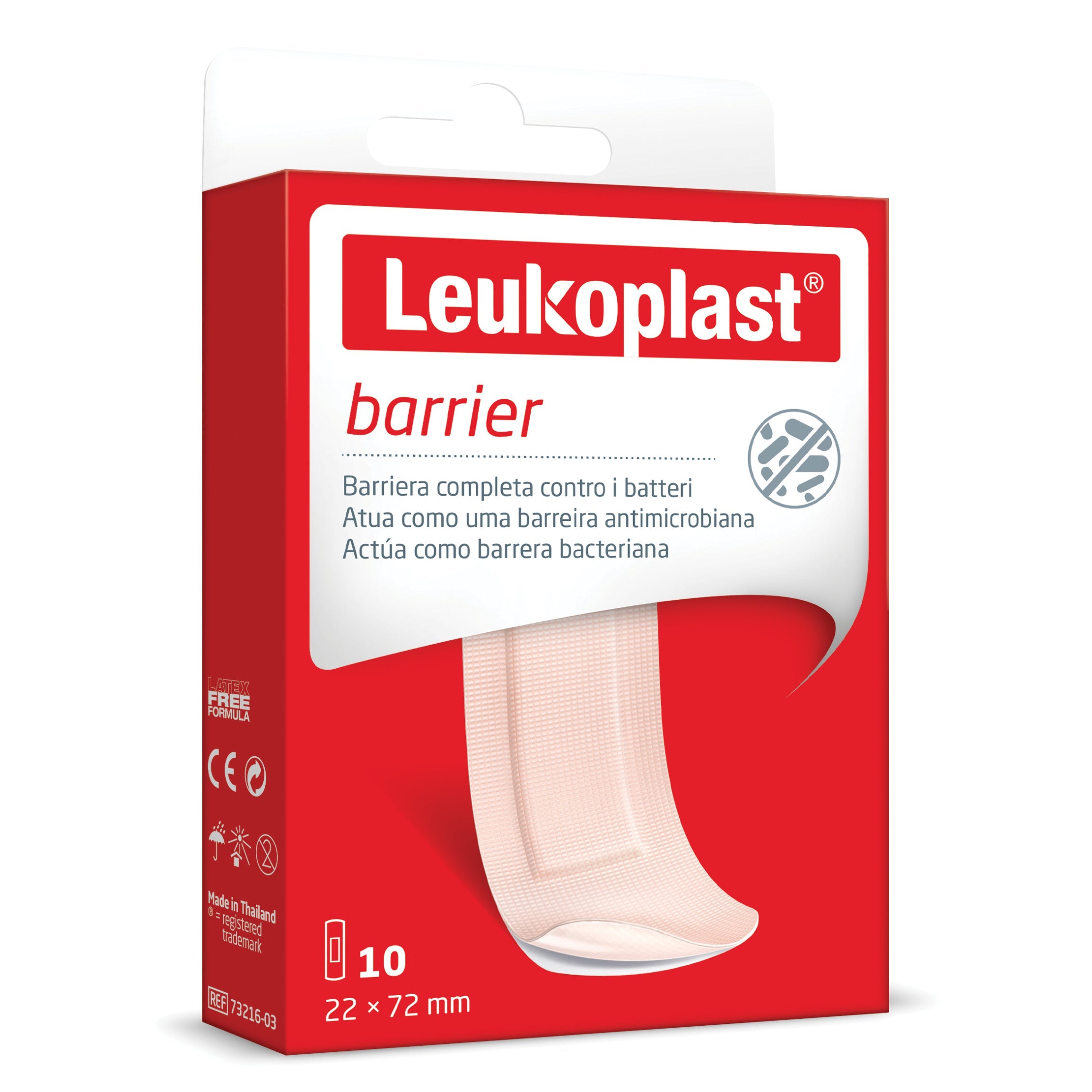 LEUKOPLAST BARRIER 72X22 10 PEZZI