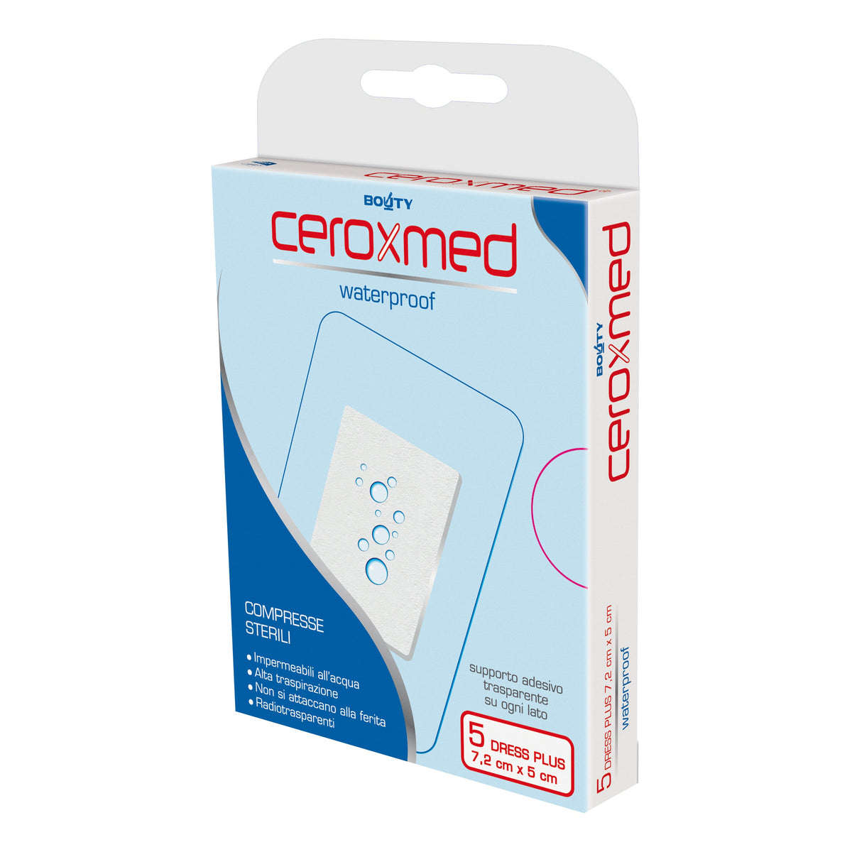 CEROXMED WATERPROOF SILVER 50 X 72 MM 5 PEZZI