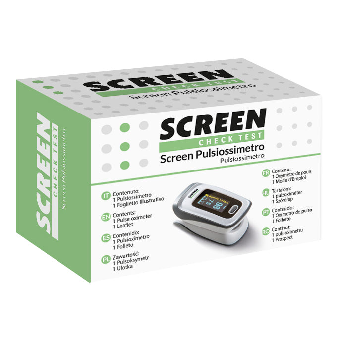 PULSIOSSIMETRO SCREEN CHECK TEST