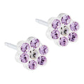 BLOMDAHL FORALOBI MP DAISY 5MM VIOLET/CRYSTAL