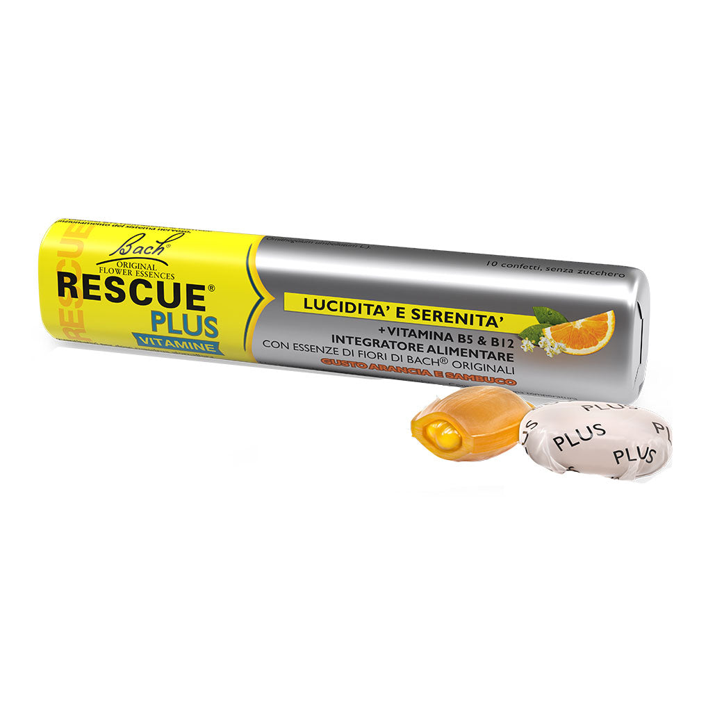RESCUE ORIGINAL PLUS 10 CONFETTI AROMA ARANCIA E SAMBUCO