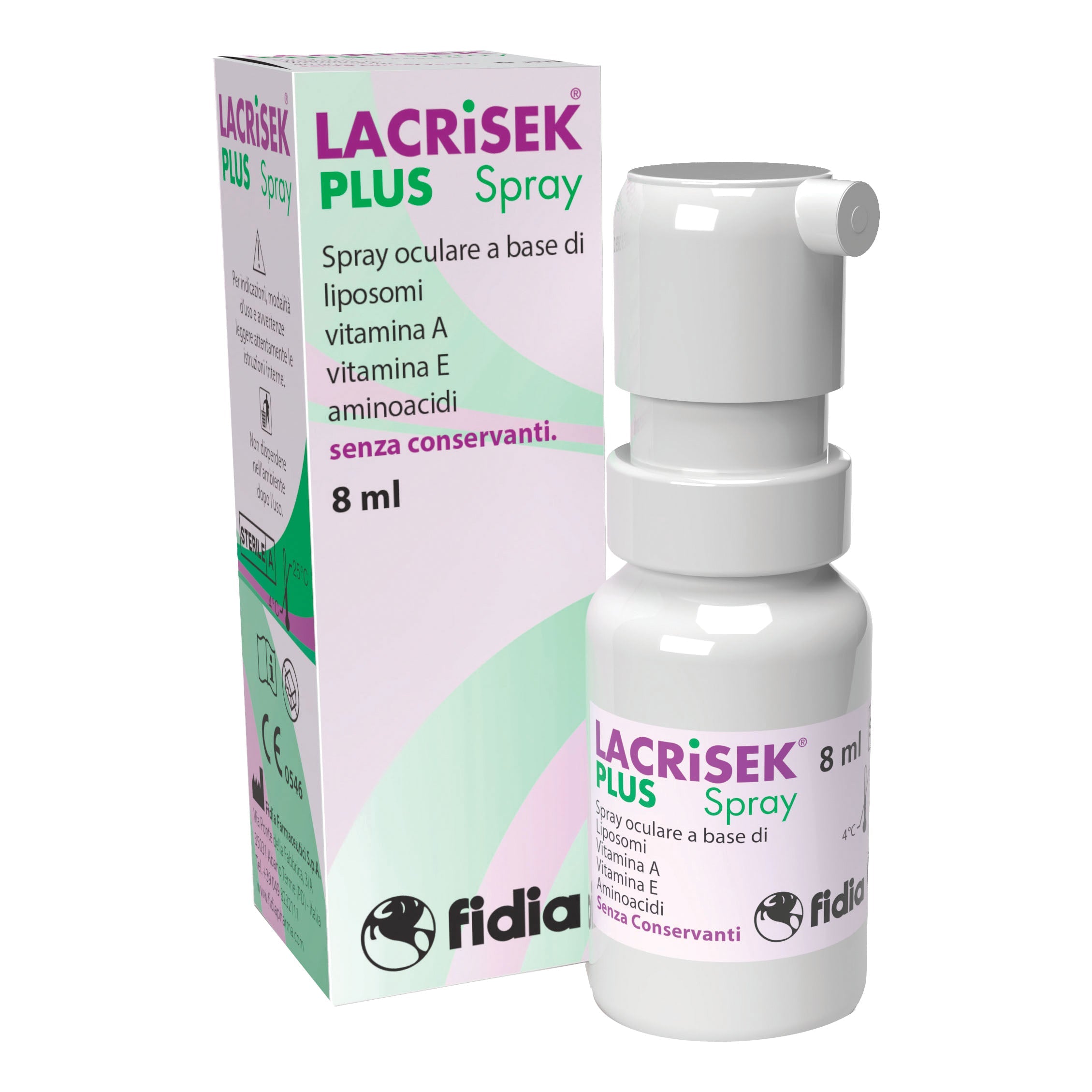 LACRISEK PLUS SPRAY SENZA CONSERVANTI SOLUZIONE OFTALMICA 8ML