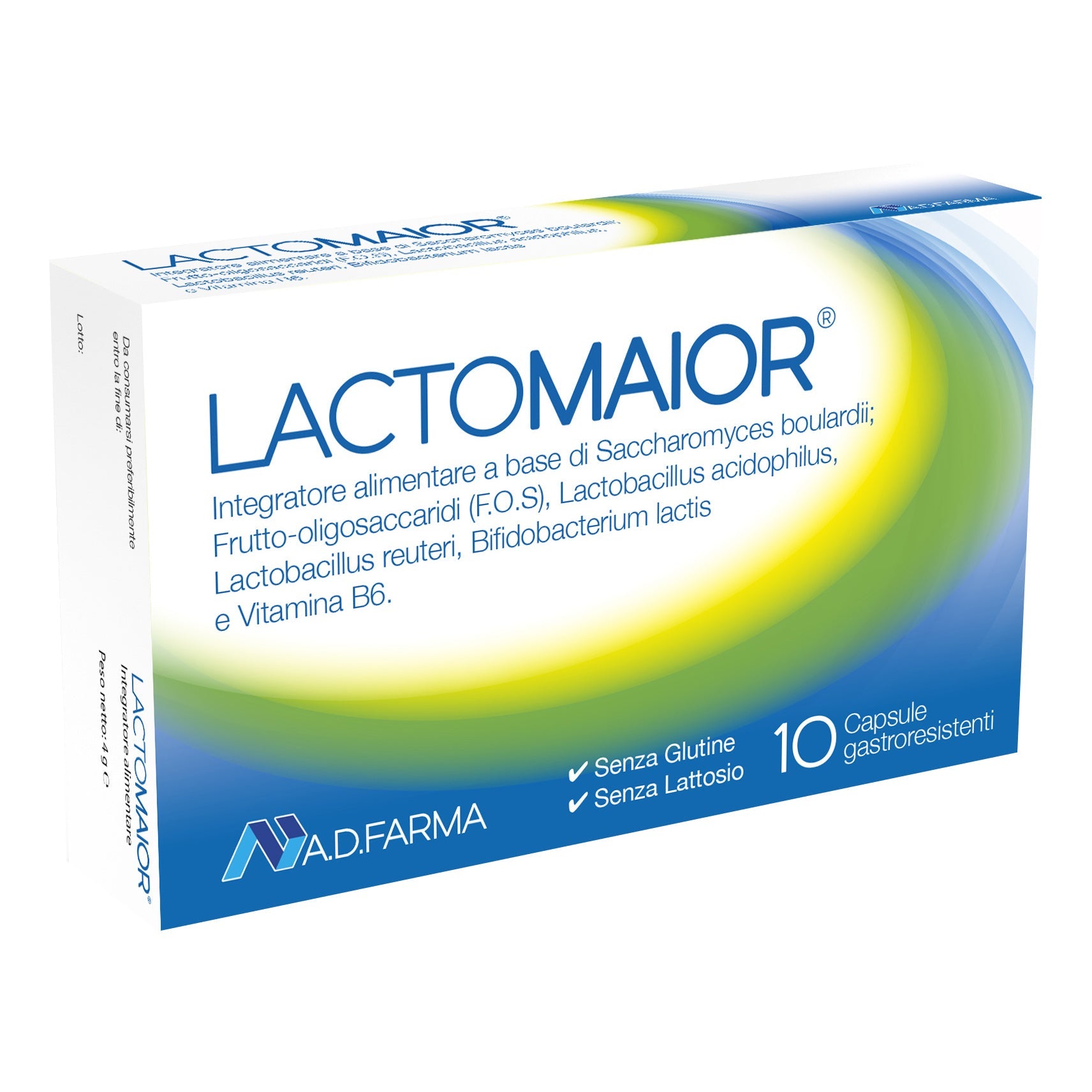 LACTOMAIOR 10 CAPSULE ACIDORESISTENTI