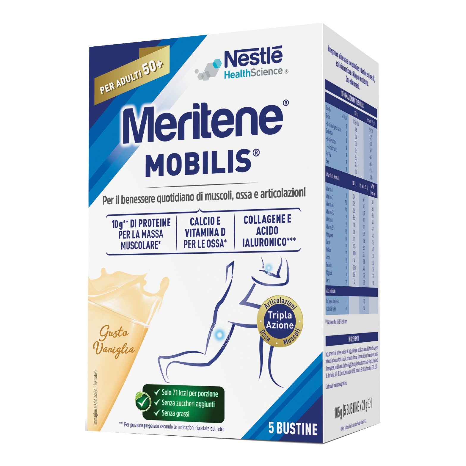 MERITENE MOBILIS GUSTO VANIGLIA 10 BUSTINE DA 21 G