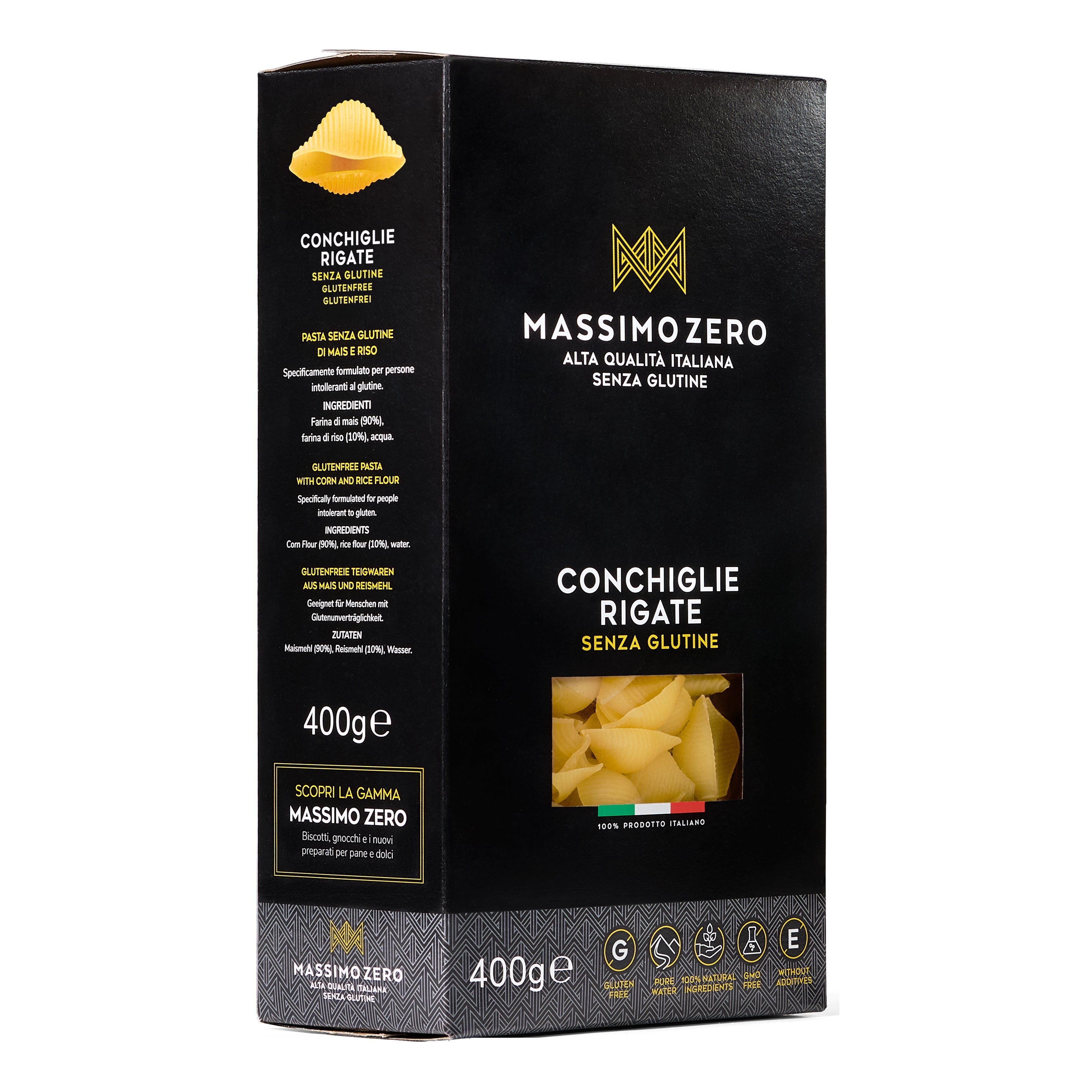 MASSIMO ZERO CONCHIGLIE RIGATE 400 G