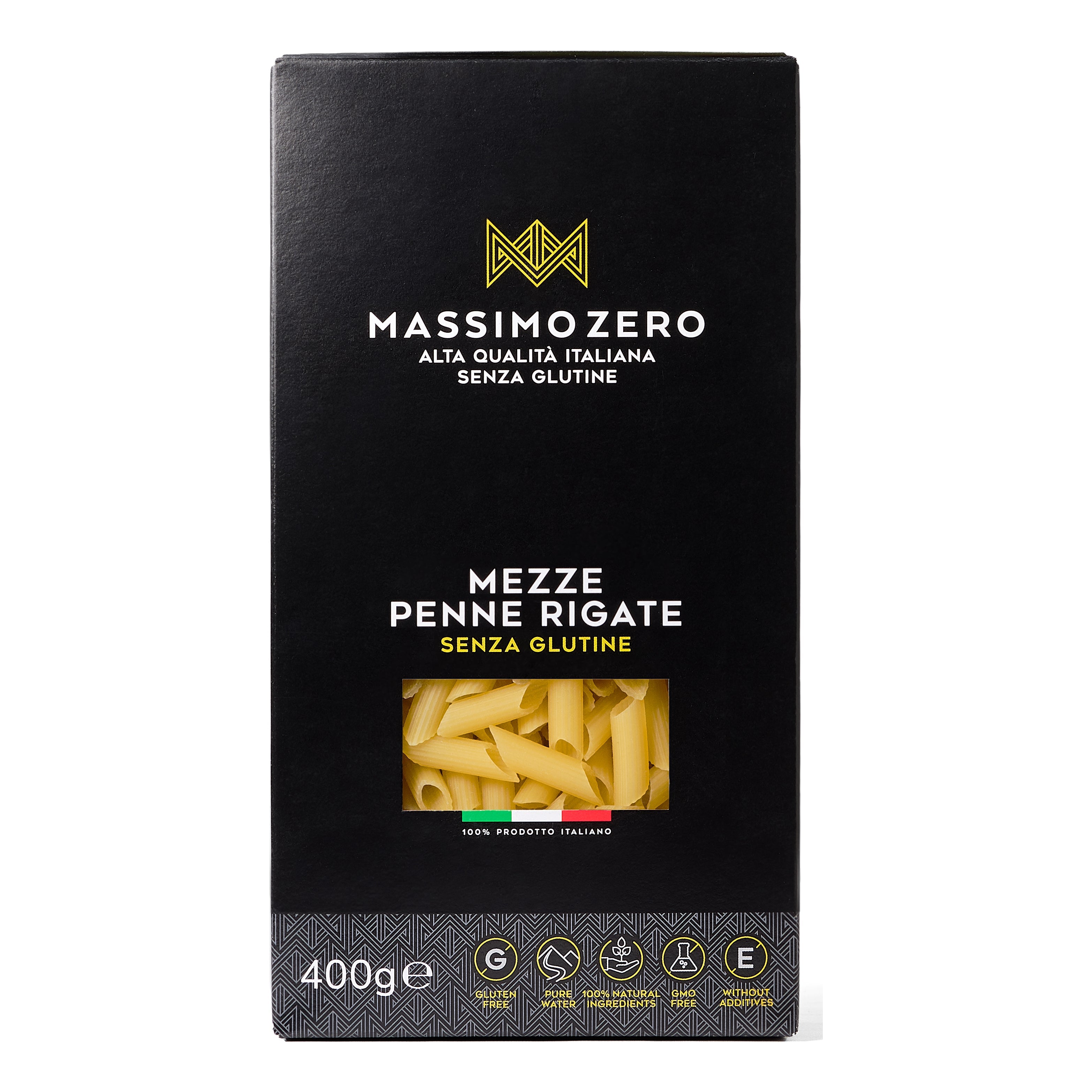 MASSIMO ZERO MEZZE PENNE RIGATE 400 G