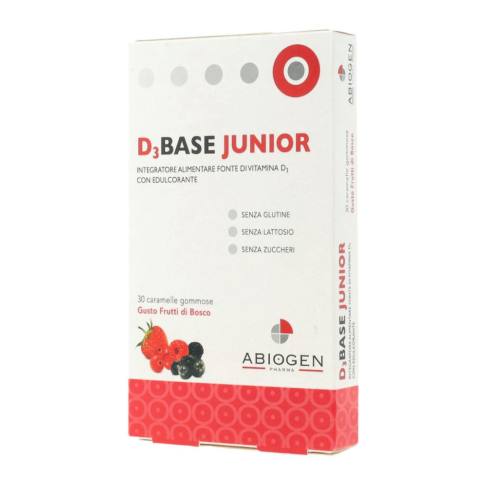 D3BASE JUNIOR 30 CARAMELLE GOMMOSE FRUTTI DI BOSCO