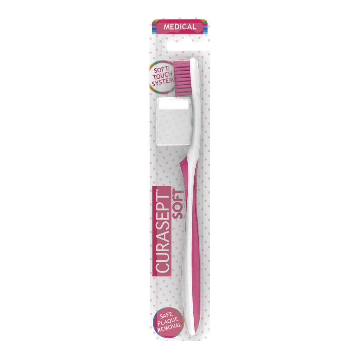 SPAZZOLINO CURASEPT SOFT MEDICAL MAGENTA