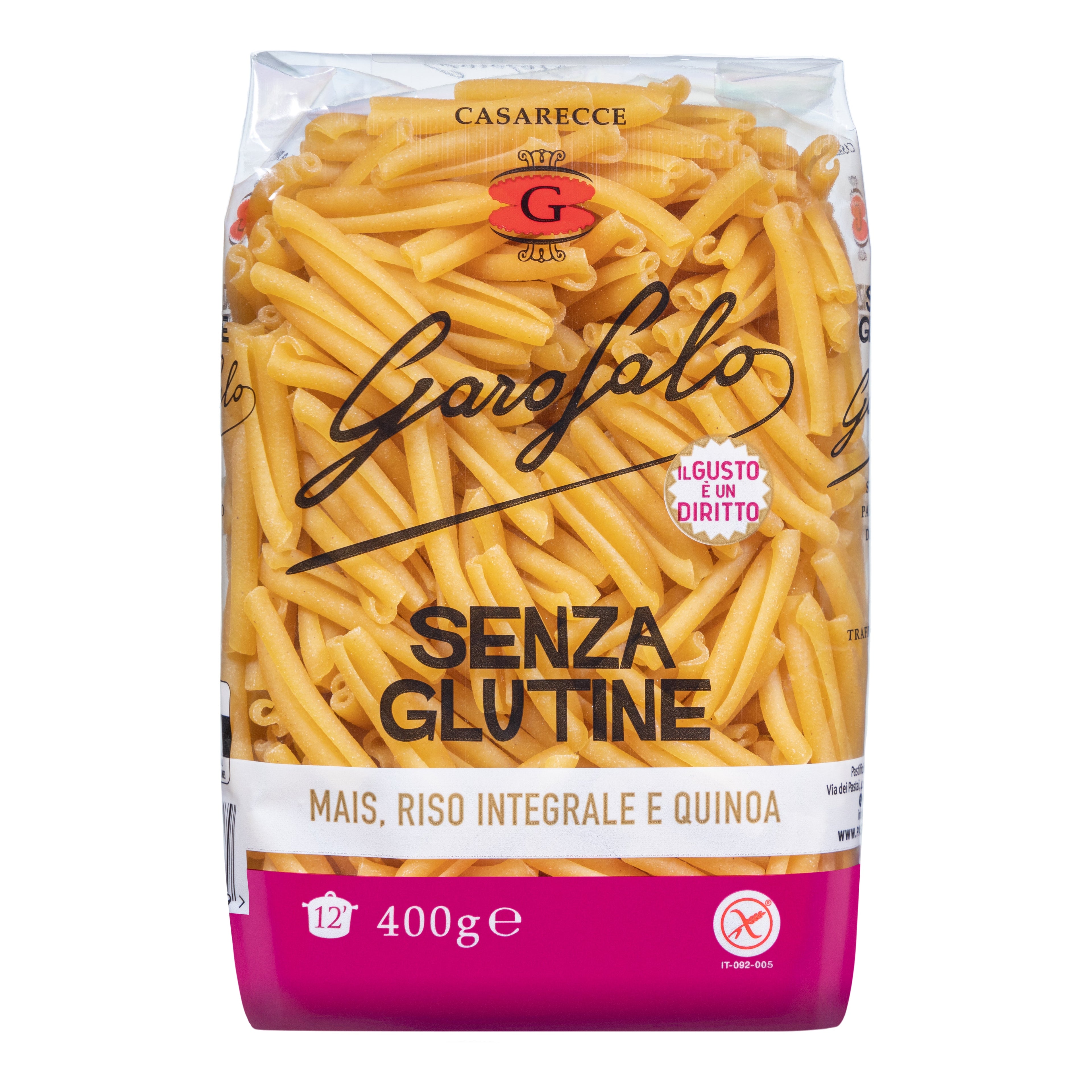 GAROFALO CASARECCE SENZA GLUTINE 400 G