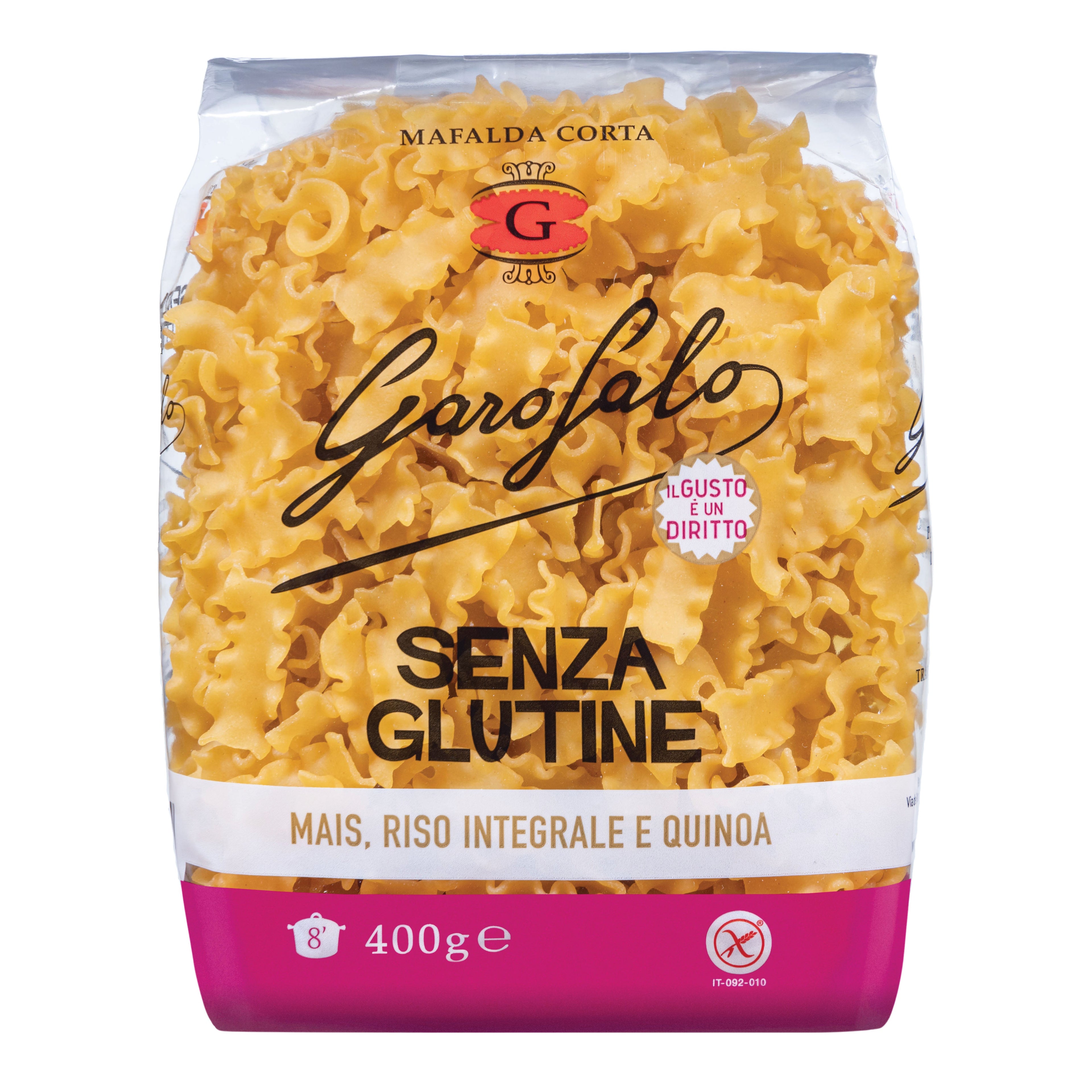 GAROFALO MAFALDA CORTA SENZA GLUTINE 400 G