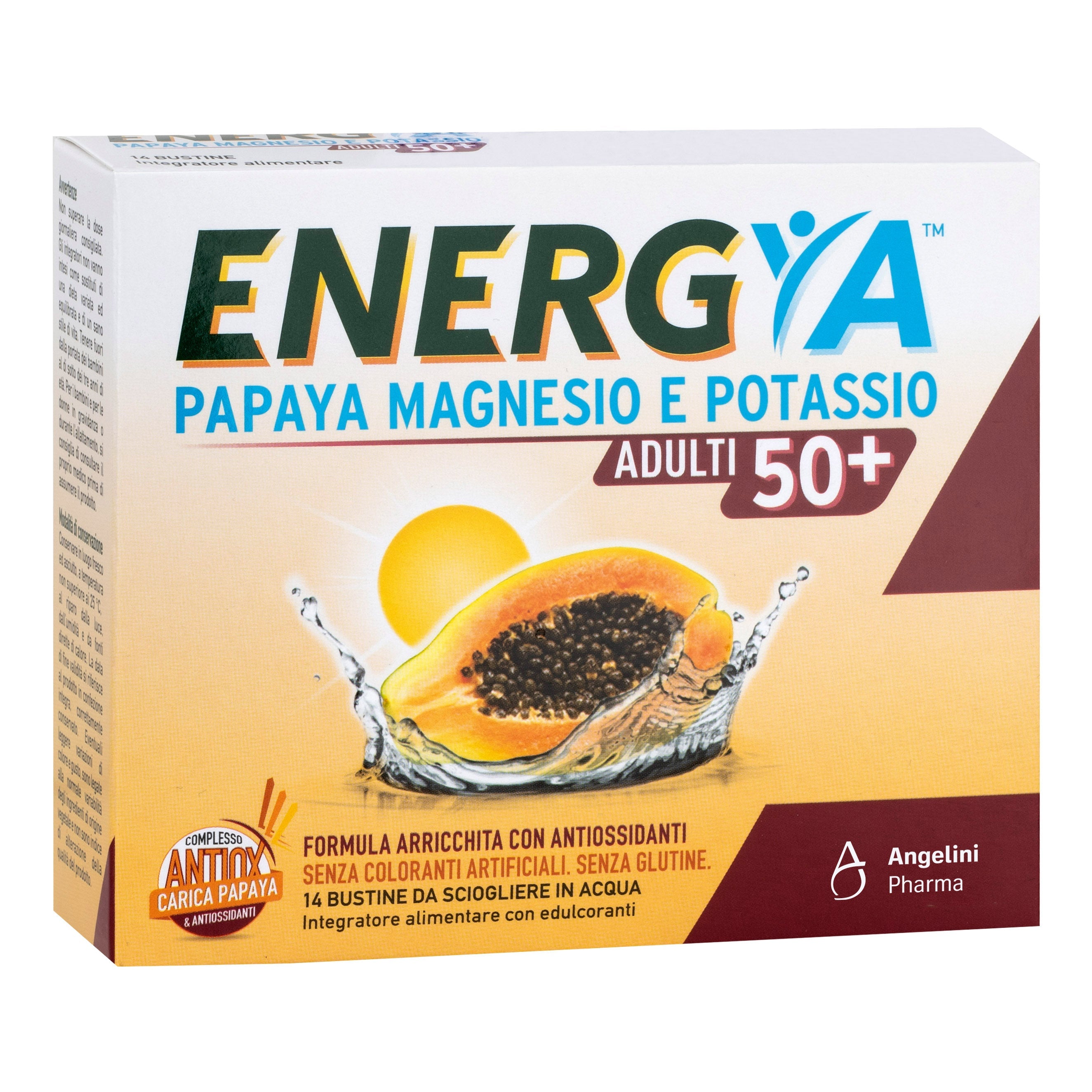 ENERGYA PAPAYA MAGNESIO POTASSIO 50+ 14 BUSTINE