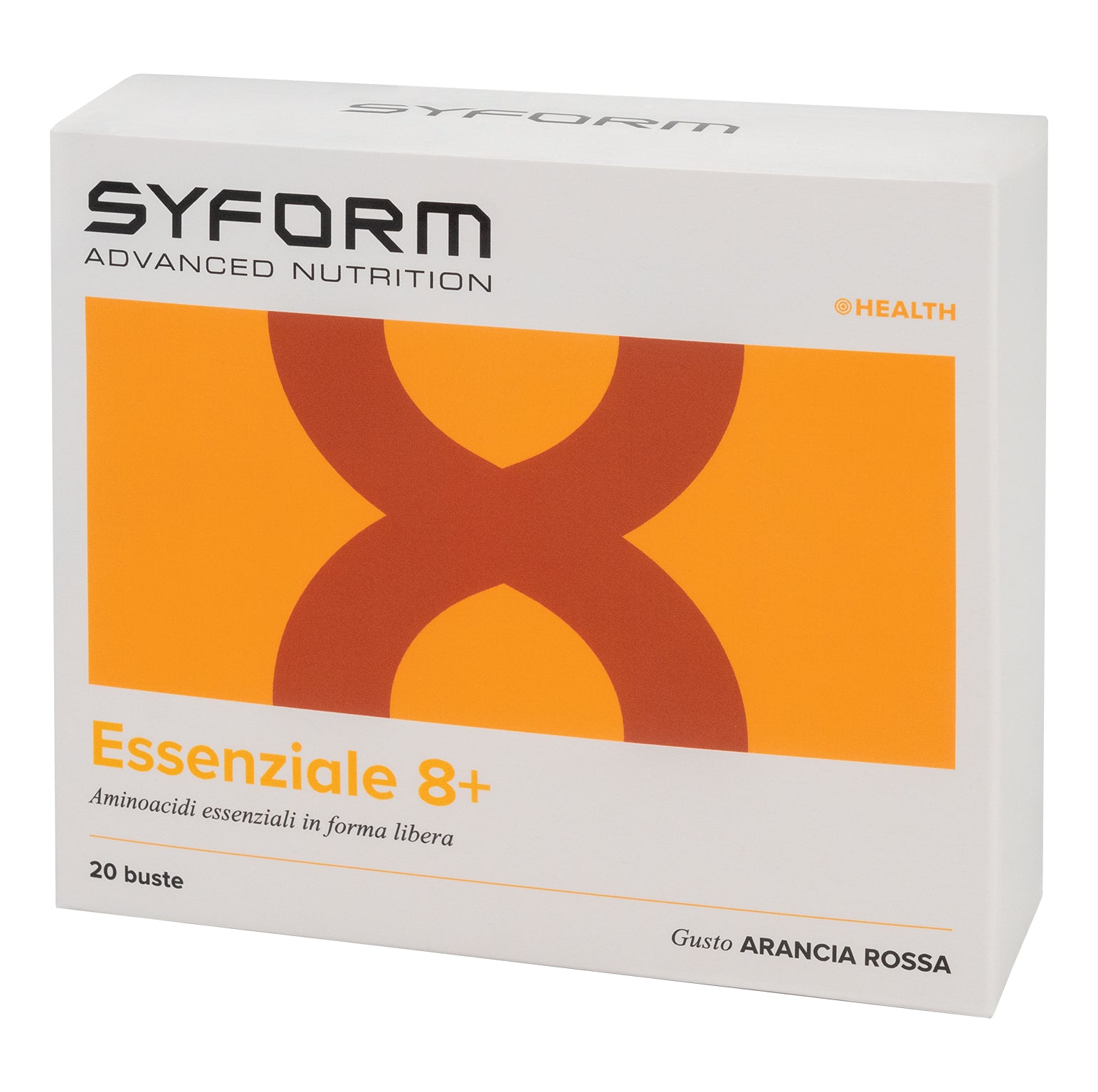 ESSENZIALE 8+ 20 BUSTE GUSTO ARANCIA ROSSA