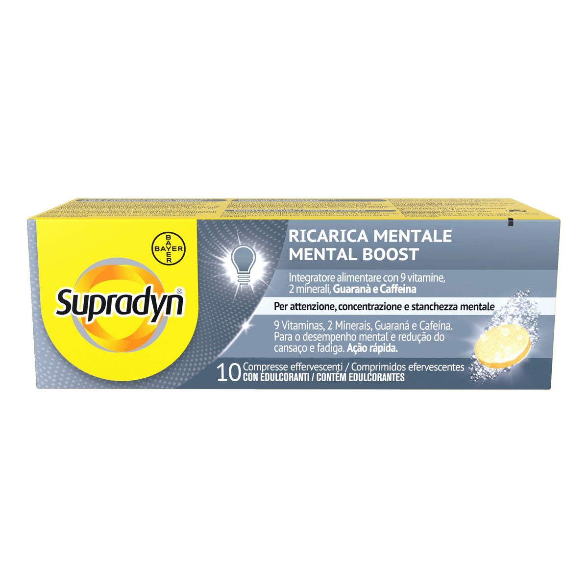 SUPRADYN RICARICA MENTALE 10 COMPRESSE