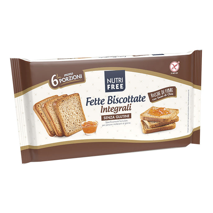 NUTRIFREE FETTE BISCOTTATE INTEGRALI 225 G