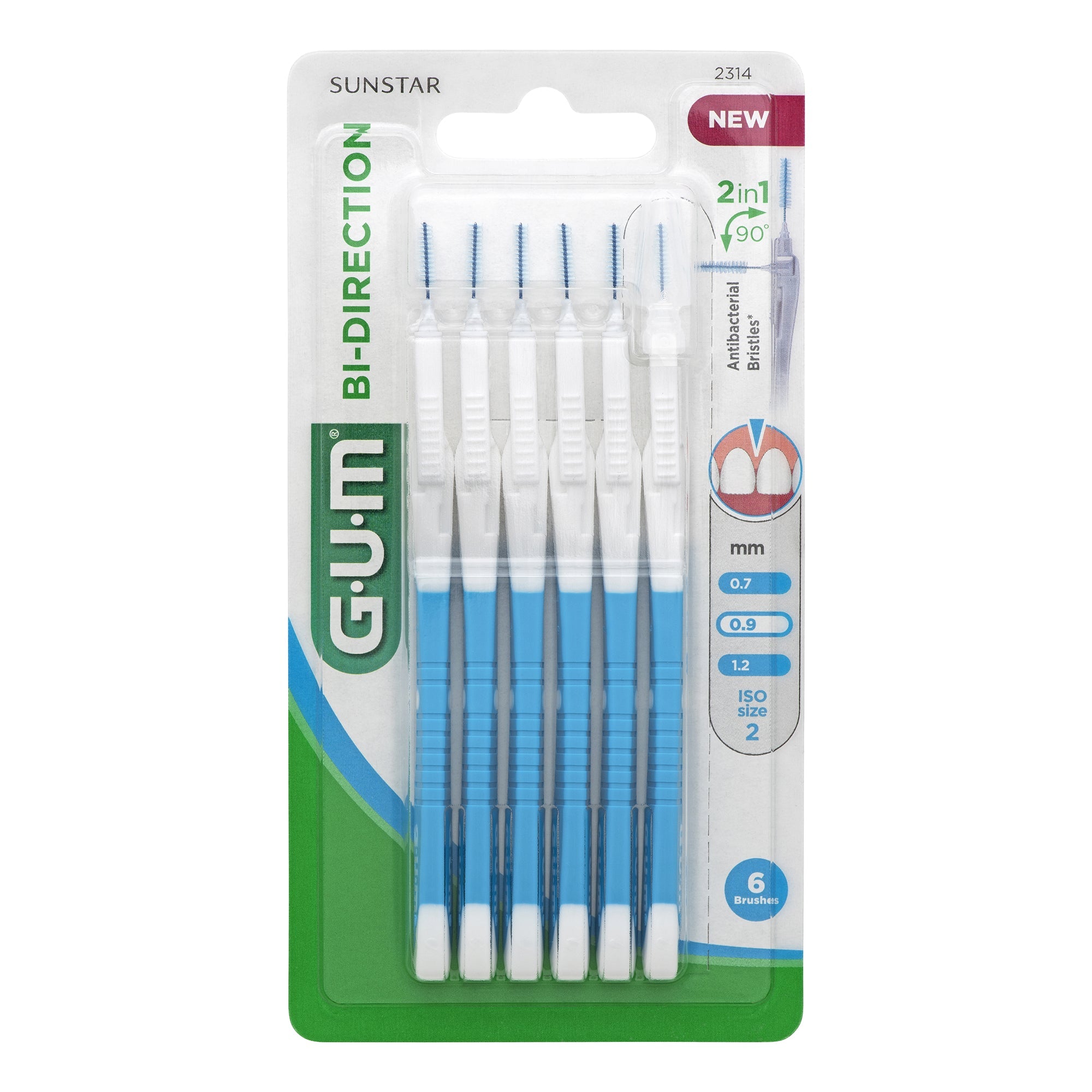 GUM BI-DIRECTION SCOVOLINI PUNTA MICROFINE 2314 6 PEZZI