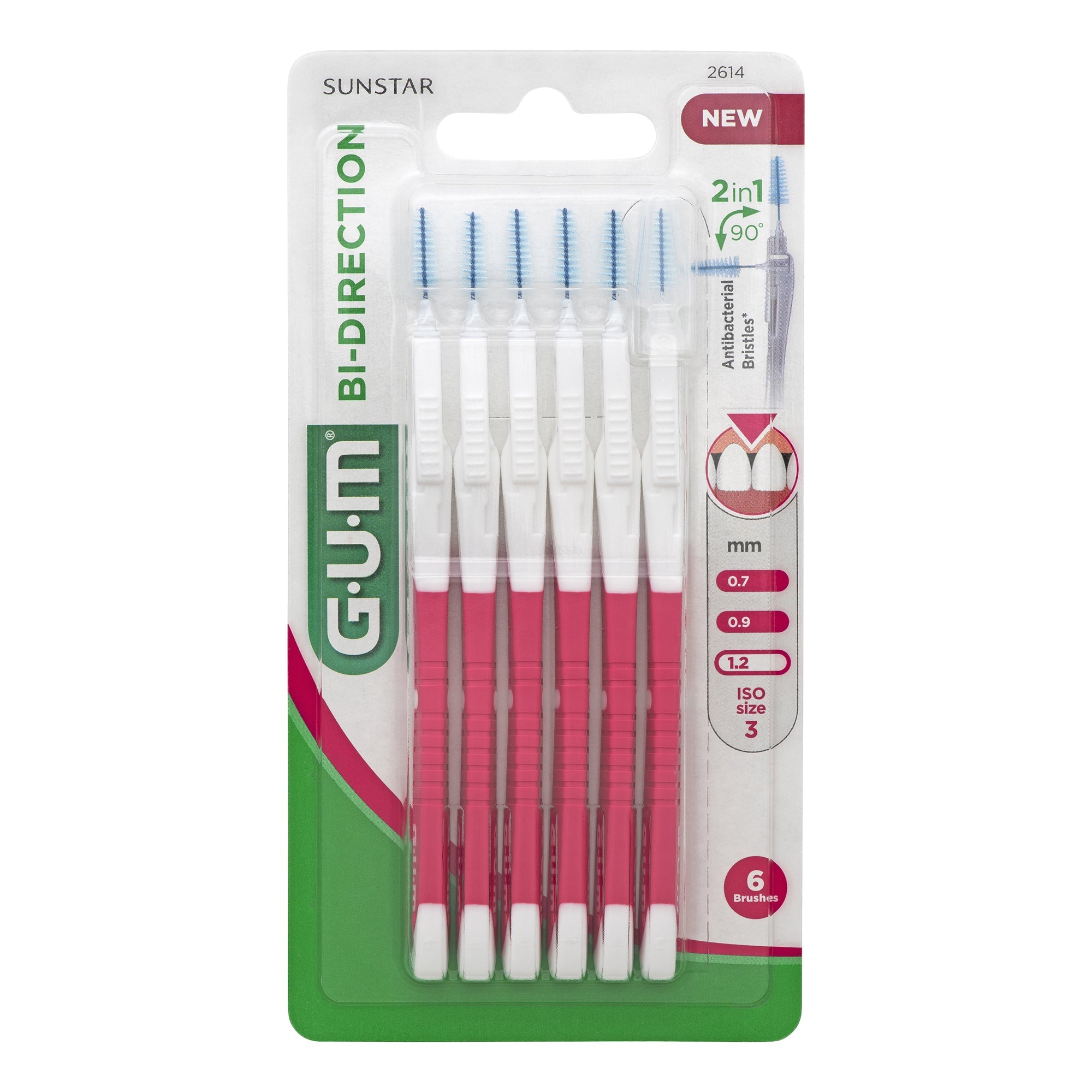 GUM BI-DIRECTION SCOVOLINI PUNTA FINE 2614 6 PEZZI