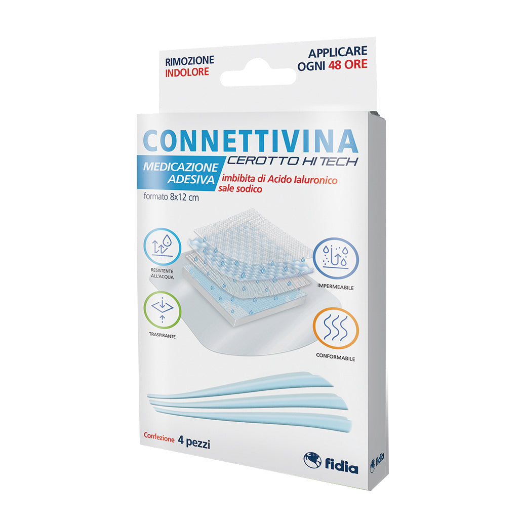 CEROTTO CONNETTIVINA HITECH 8 X 12 CM 4 PEZZI