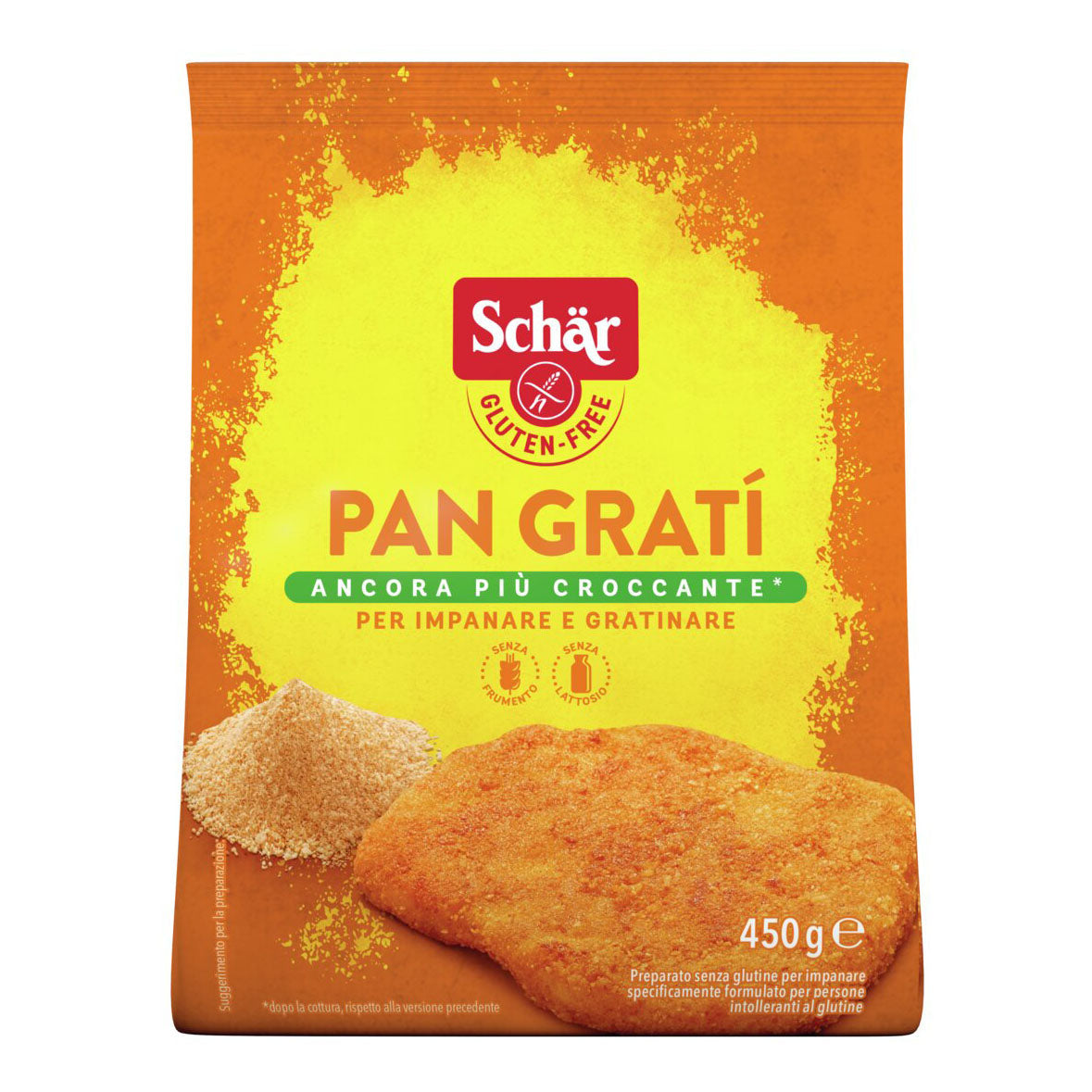 SCHAR PAN GRATI' SENZA LATTOSIO 450 G