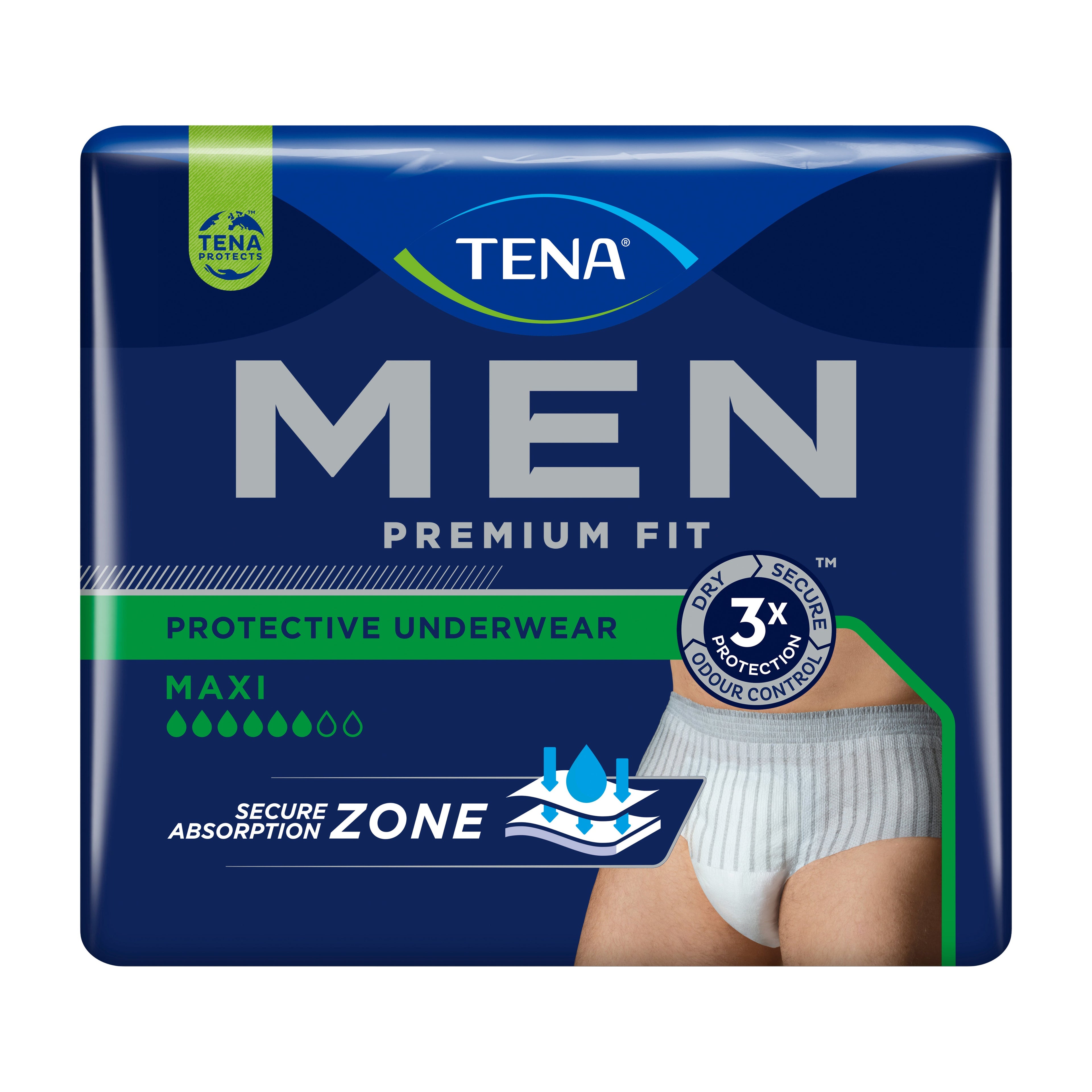 MUTANDINA ASSORBENTE MASCHILE TENA MEN PREMIUM FIT LIVELLO 4L/XL 8 PEZZI