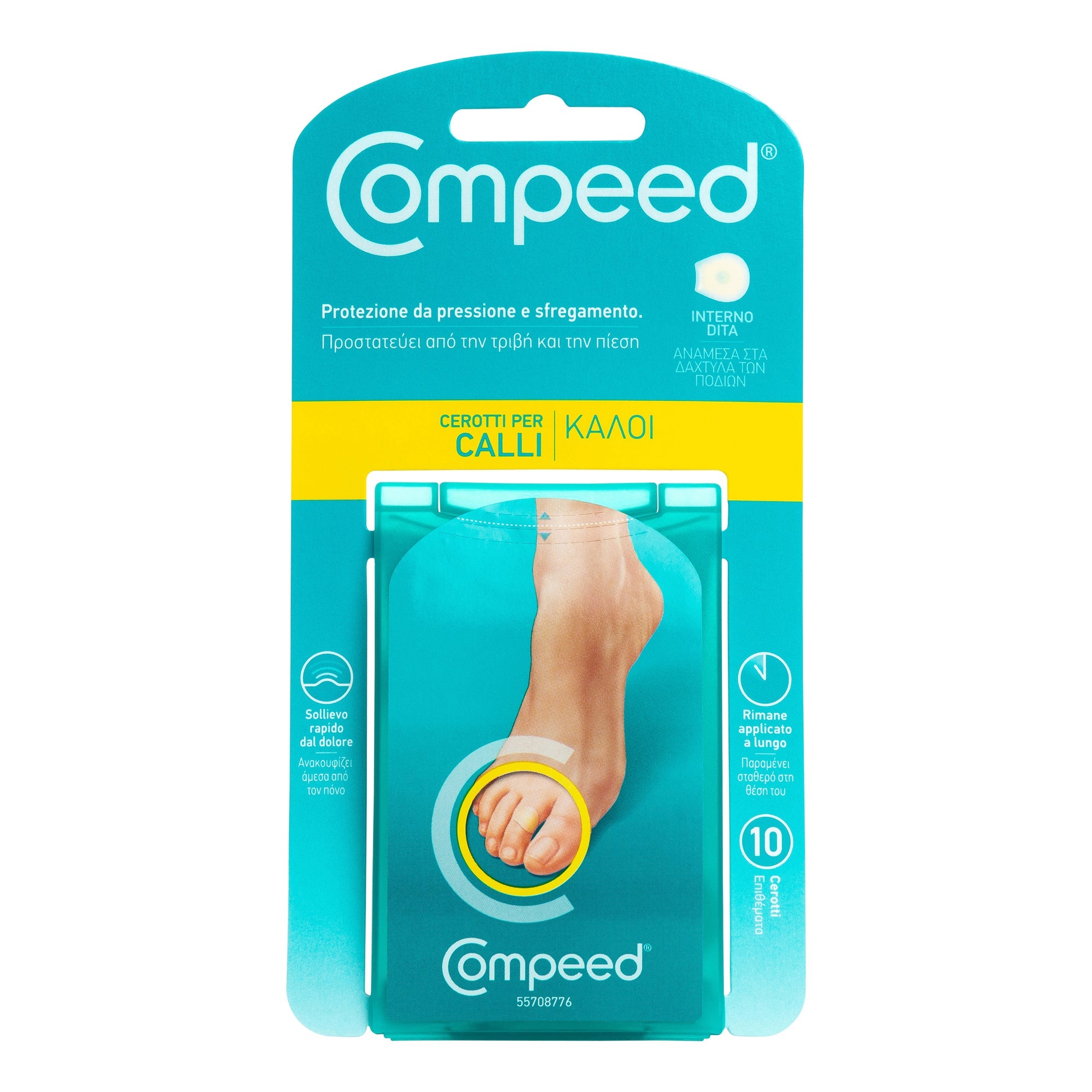 COMPEED CEROTTI PER CALLI INTERNO DITA 10 PEZZI