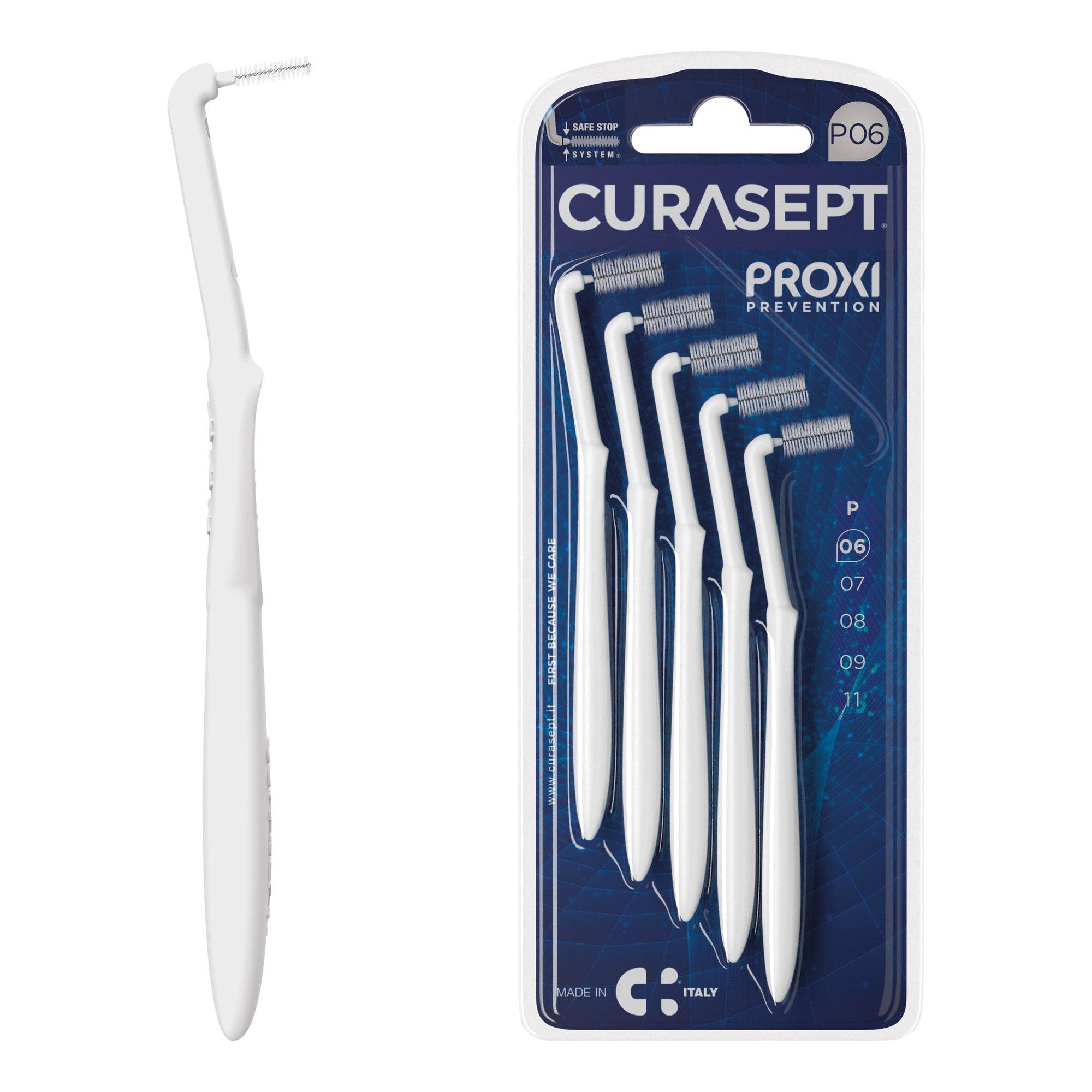 CURASEPT PROXI ANGLE P06 BIANCO/WHITE 5 PEZZI
