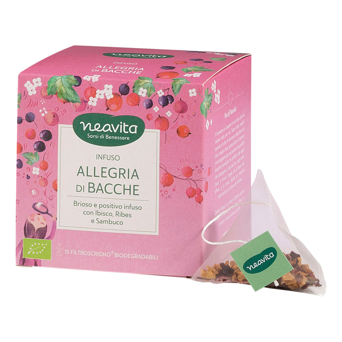 FILTROSCRIGNO ALLEGRIA DI BACCHE BIO 15 FILTRI 3,5 G
