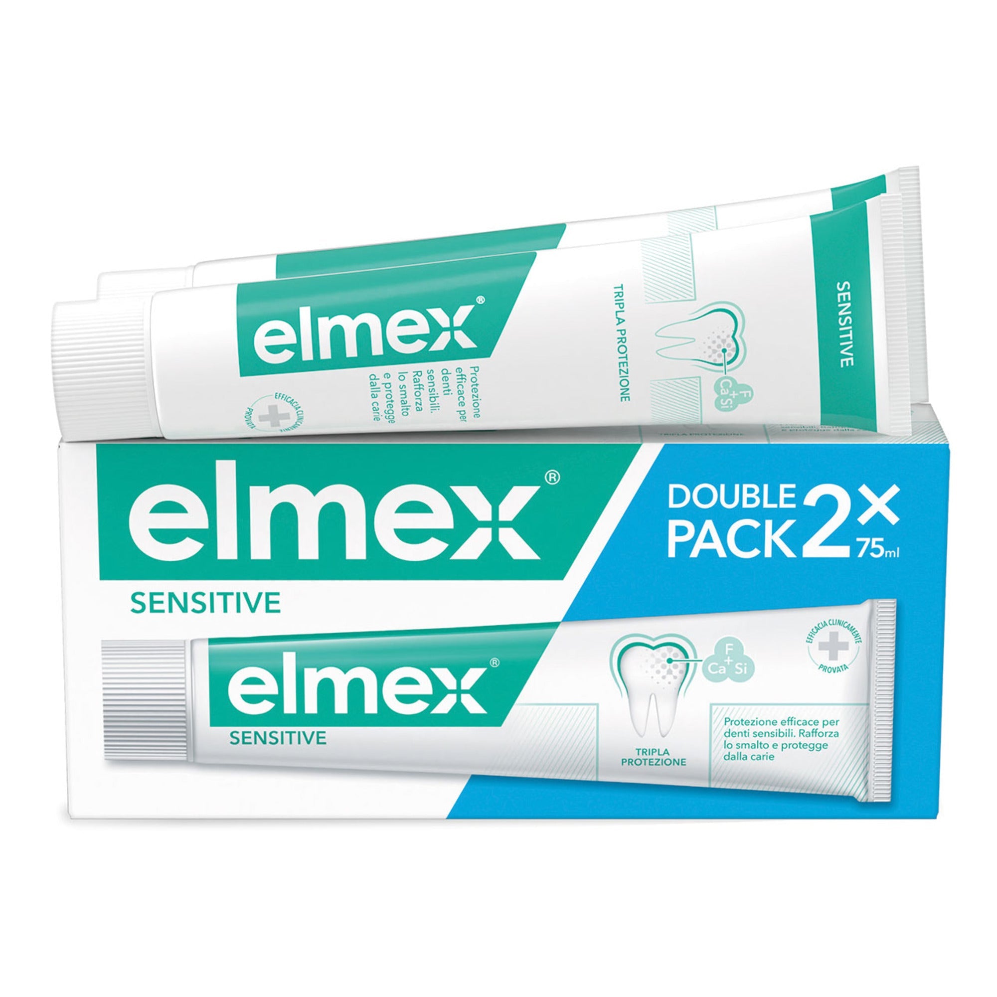 ELMEX SENSITIVE DENTIFRICIO BITUBO 2X75 ML