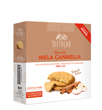 DIETALAB BISCOTTI MELA/CANNELLA 160 G