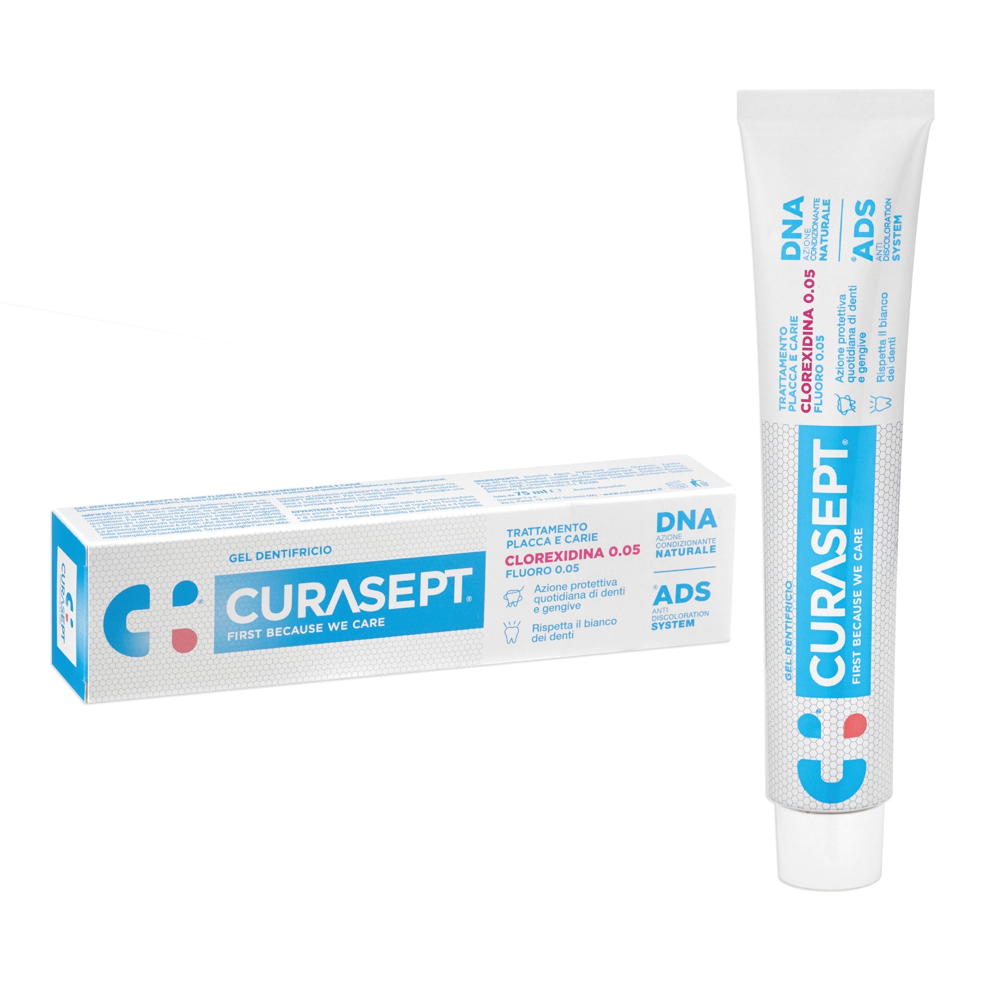 CURASEPT DENTIFRICIO 0,05 75 ML ADS+DNA