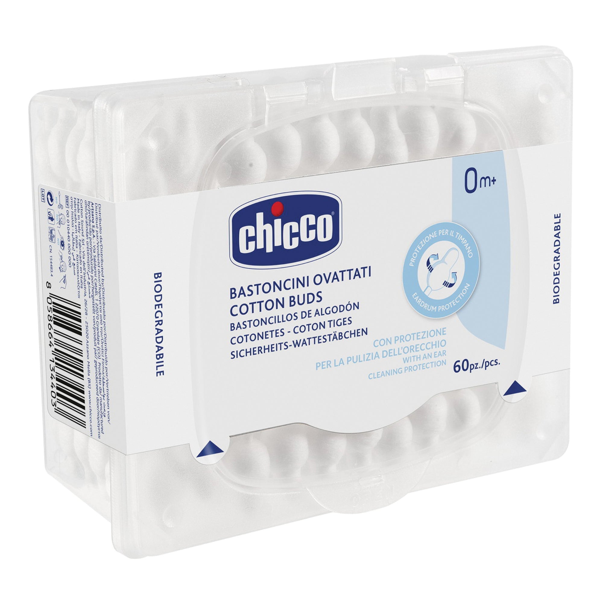 CHICCO BASTONCINI COTONATI 60 PEZZI