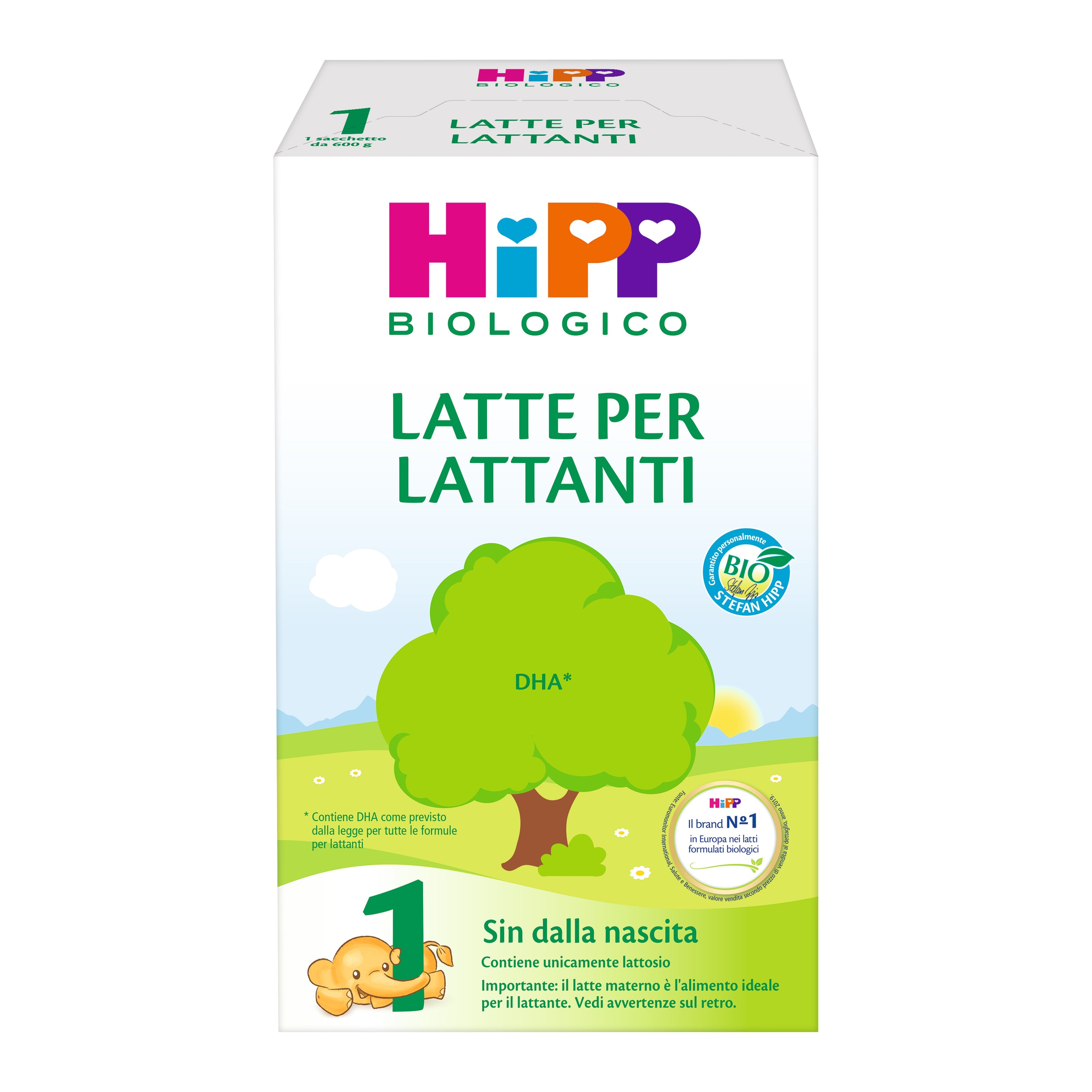 HIPP BIO 1 LATTE LATTANTI 600 G