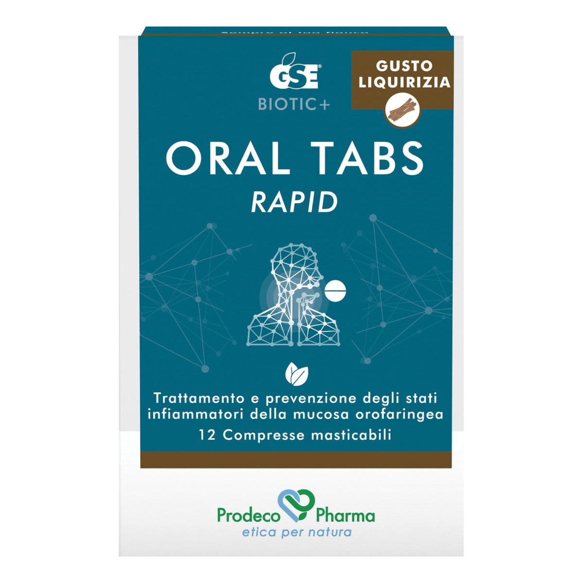 GSE ORAL TABS RAPID LIQUIRIZIA 12 COMPRESSE