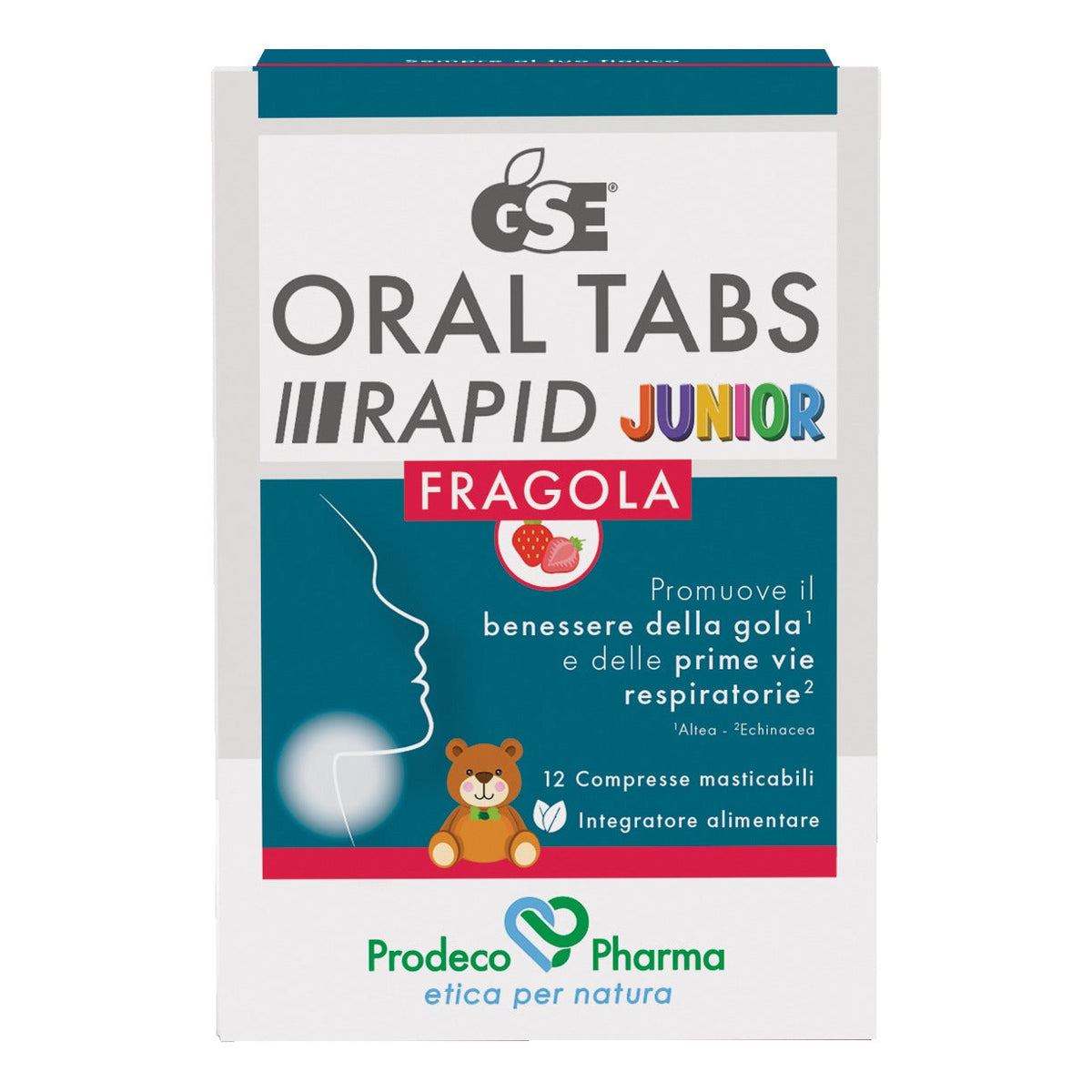 GSE ORAL TABS RAPID JUNIOR FRAGOLA 12 COMPRESSE
