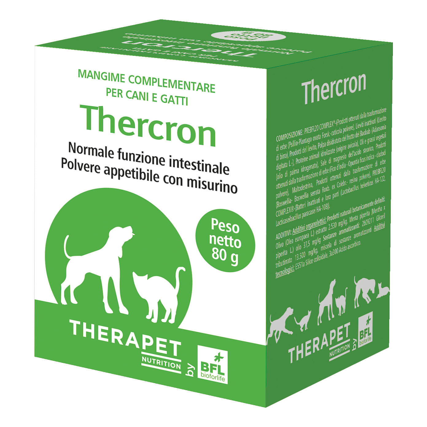 THERCRON CANE GATTO POLVERE 80 G