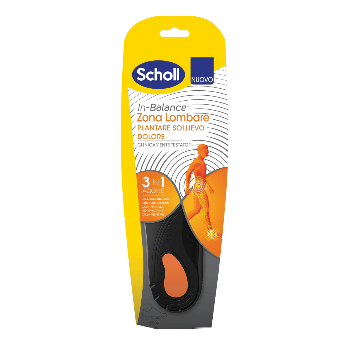 SCHOLL PLANTARE LOMBARE M 2 PEZZI