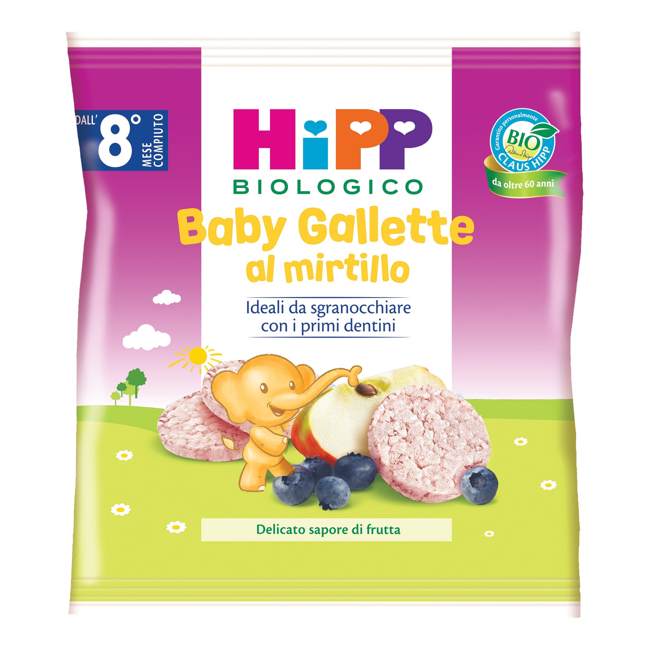 HIPP BABY GALLETTE DI RISO AL MIRTILLO 30 G