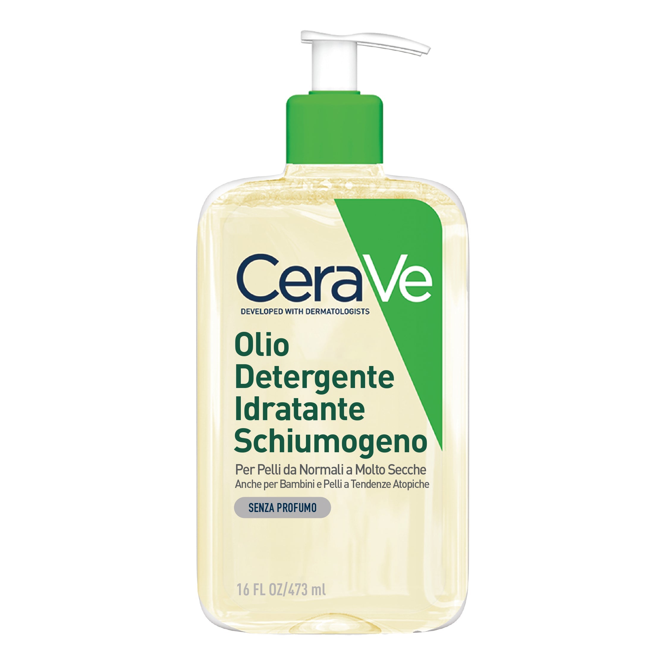 CERAVE OLIO DETERGENTE IDRATANTE SCHIUMOGENO 473 ML