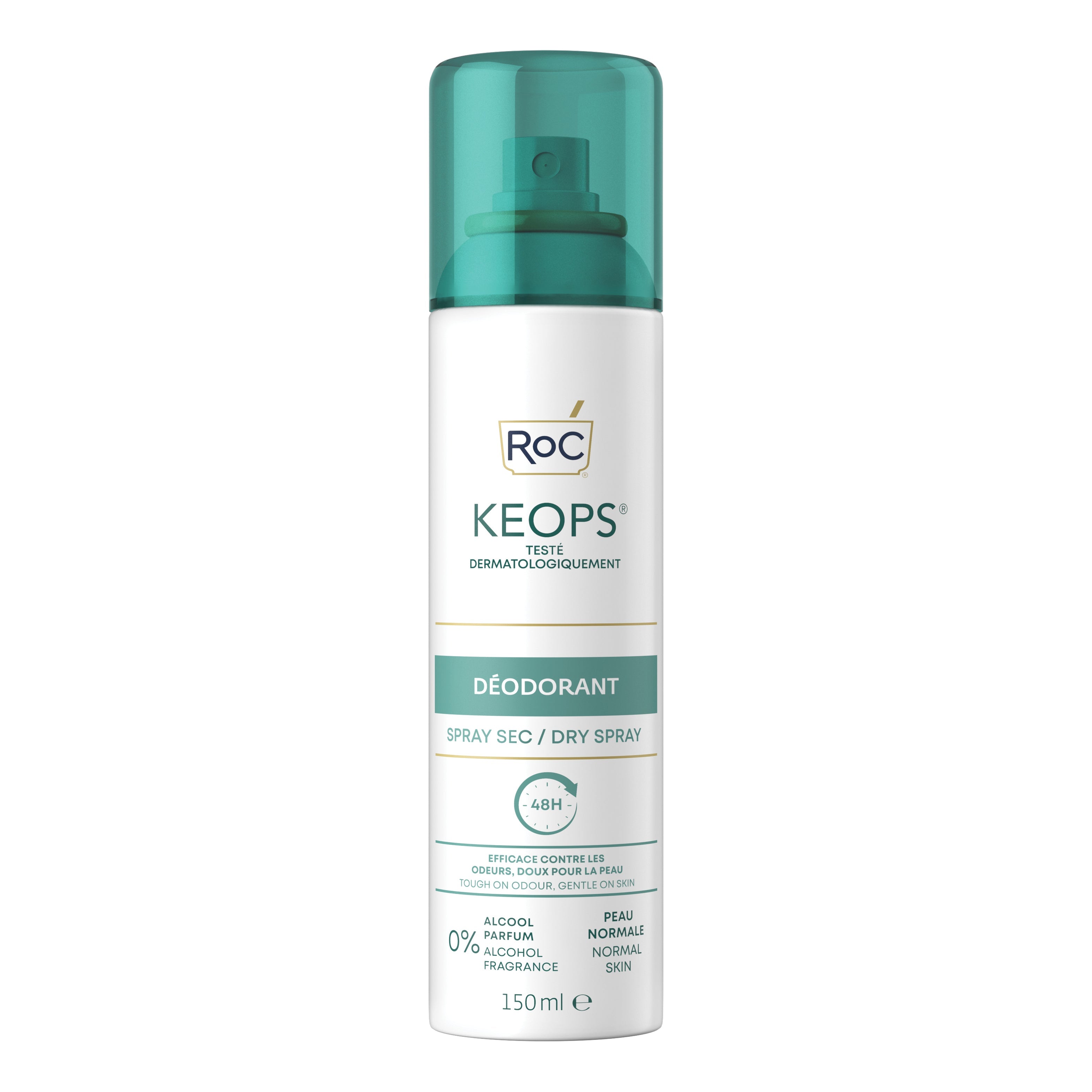 ROC KEOPS DEODORANTE SPRAY SECCO 48H 150 ML