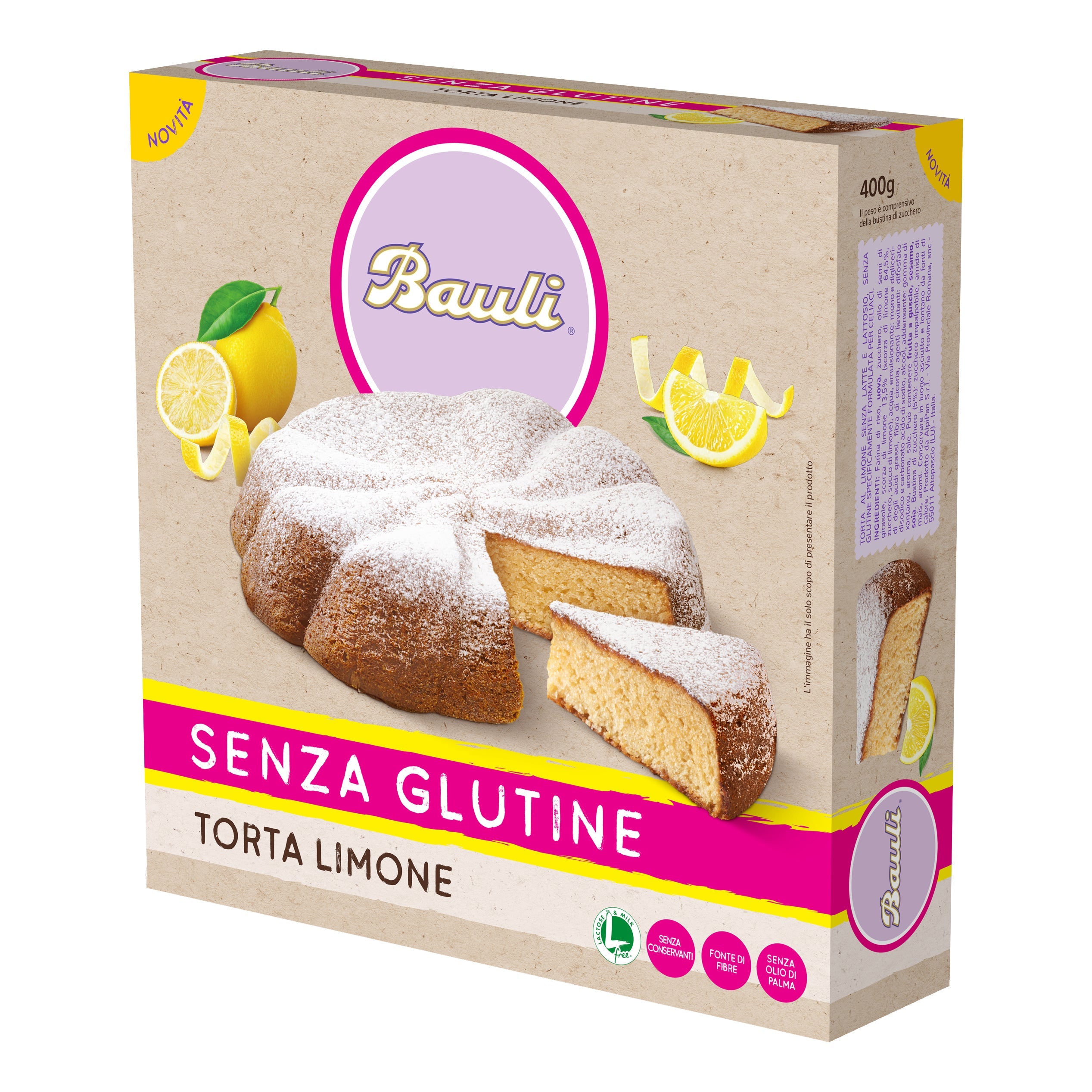 BAULI FREE TORTA LIMONE 400 G