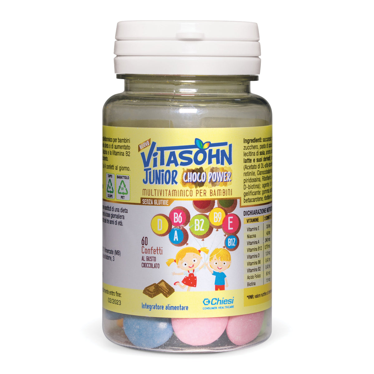 VITASOHN JUNIOR CHOCO POWER 60 CONFETTI