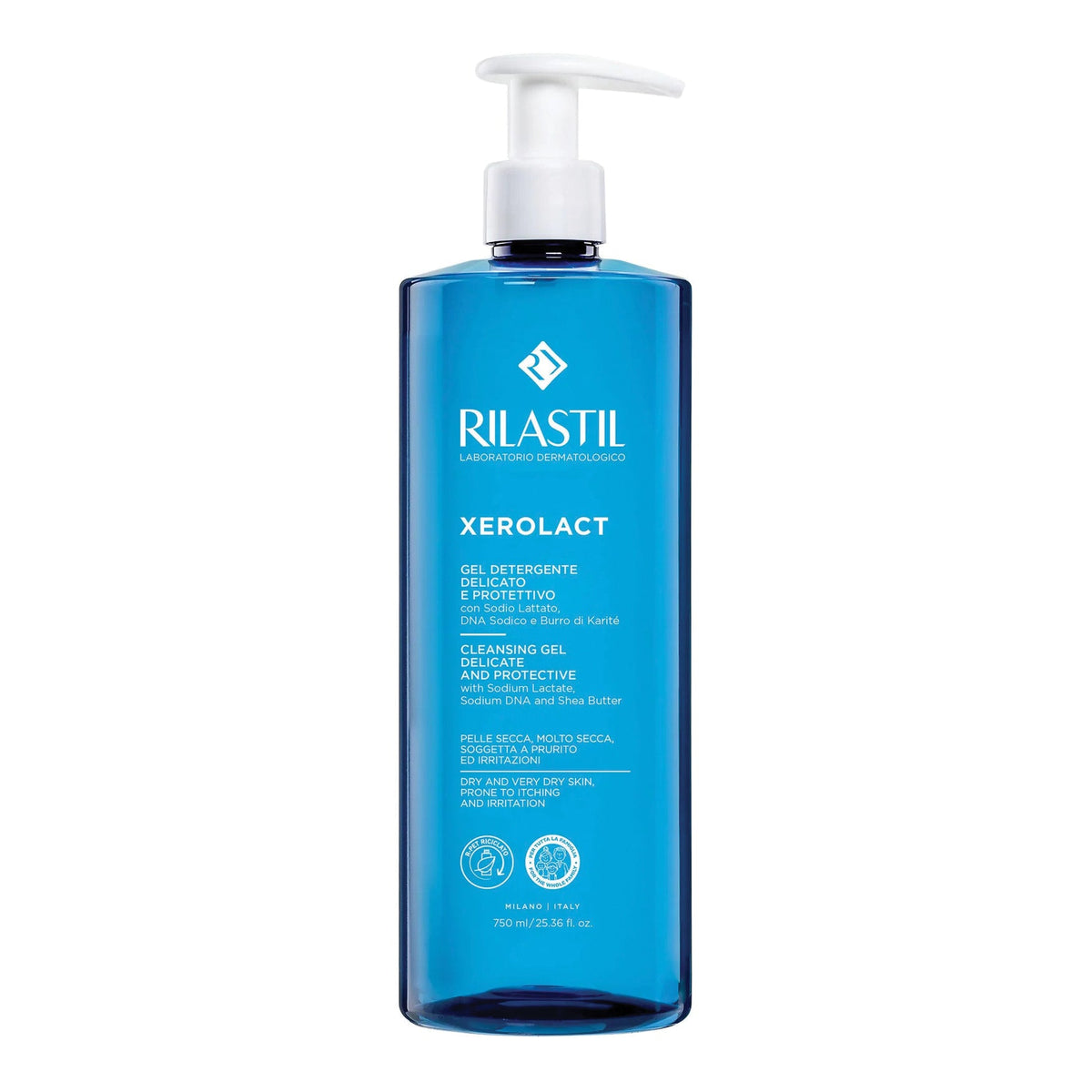 RILASTIL XEROLACT GEL DETERGENTE 750 ML