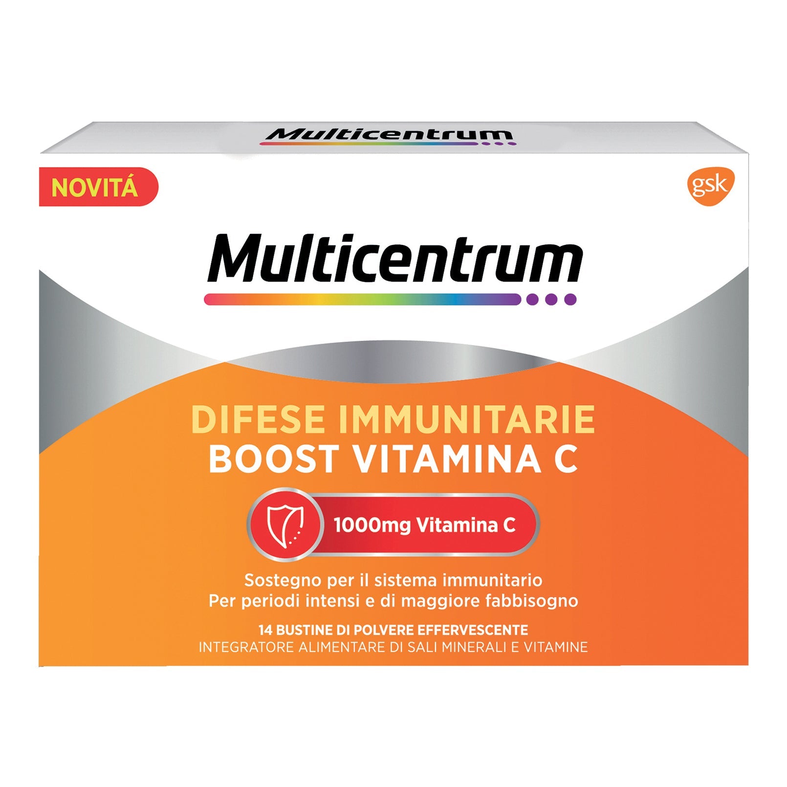 MULTICENTRUM DIFESE IMMUNITARIE BOOST VITAMINA C 14 BUSTINE